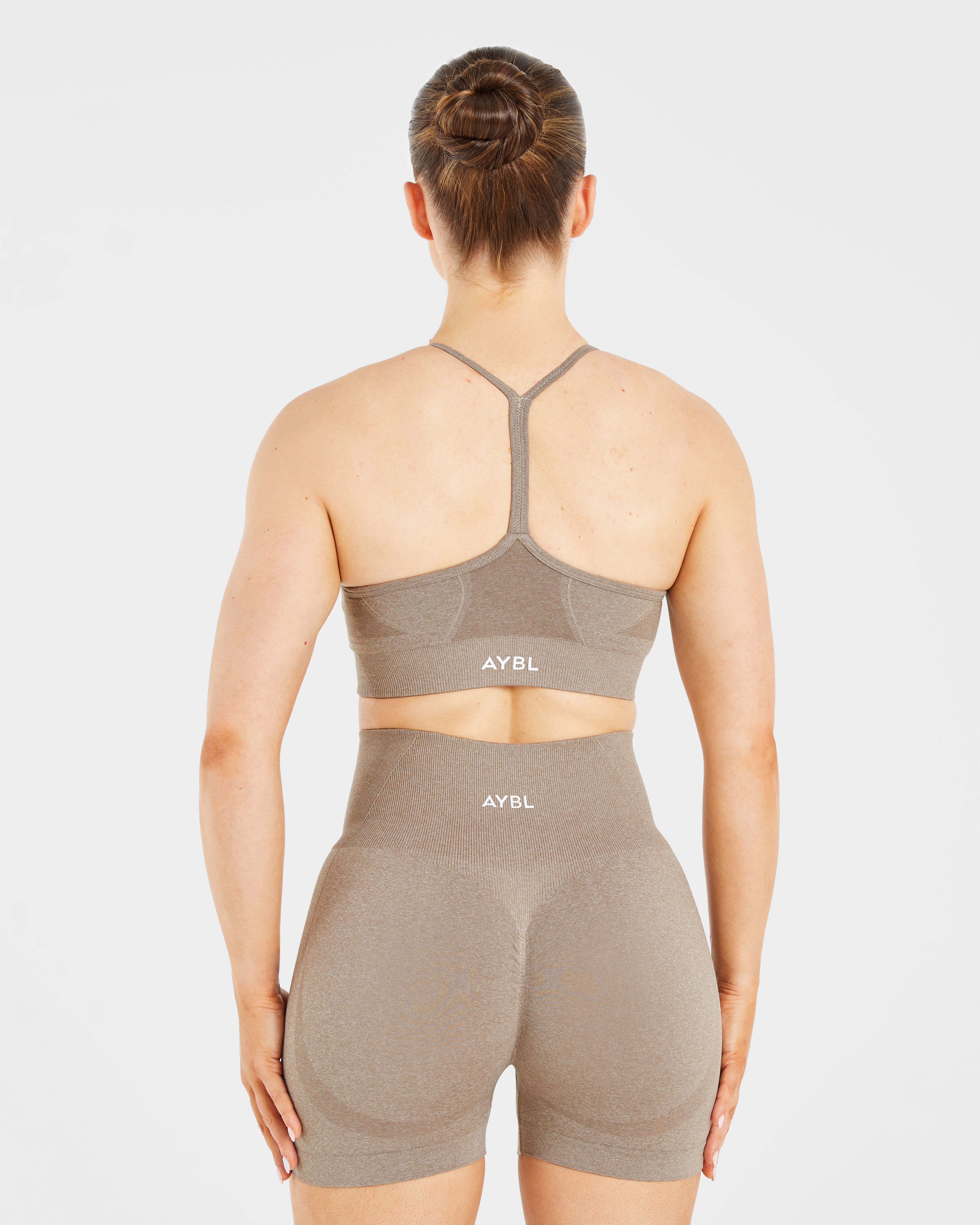 Empower Sports Bra Senza Cuciture - Taupe Marl
