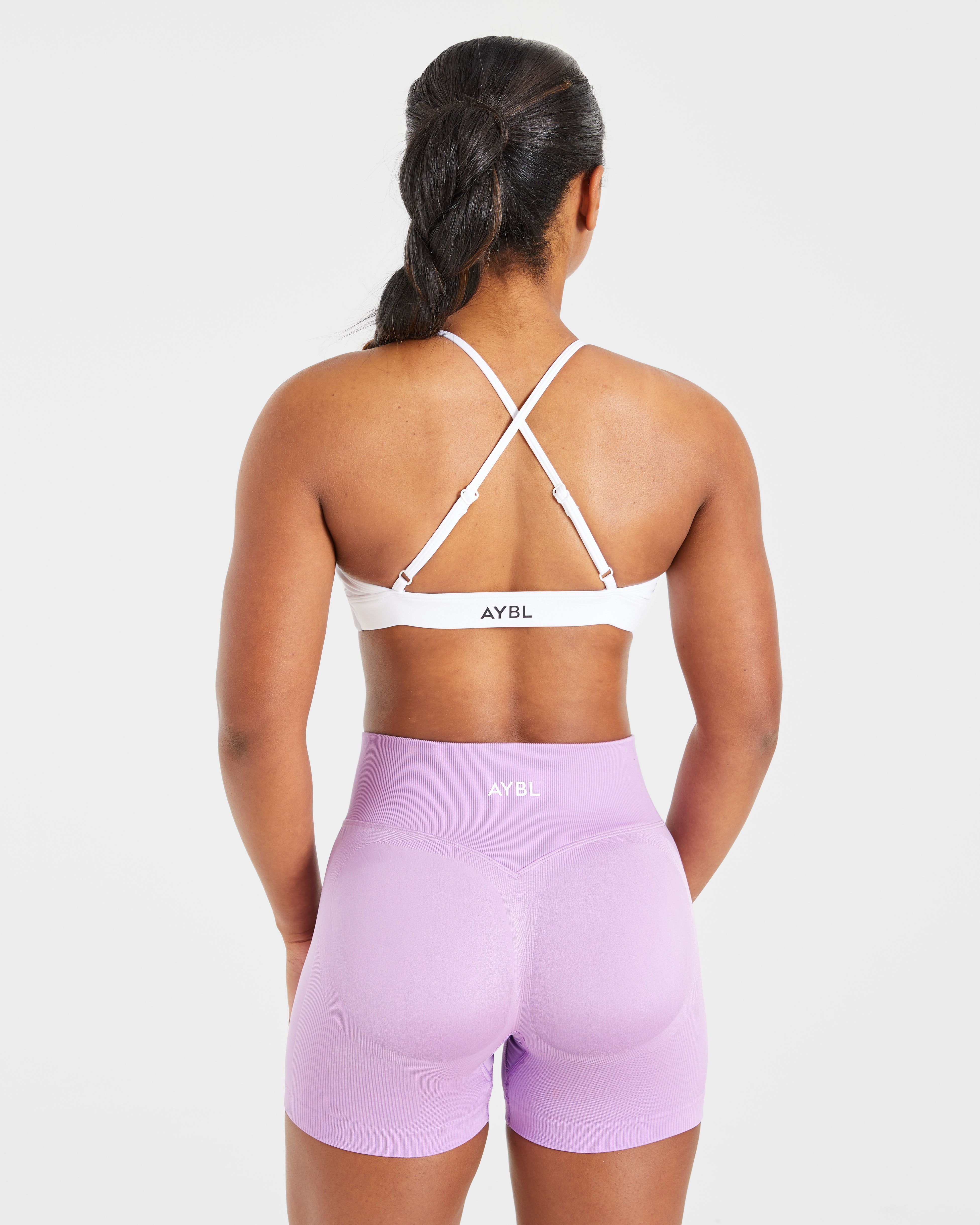 Sports Bra Crossback Twist Essenziale - Bianco
