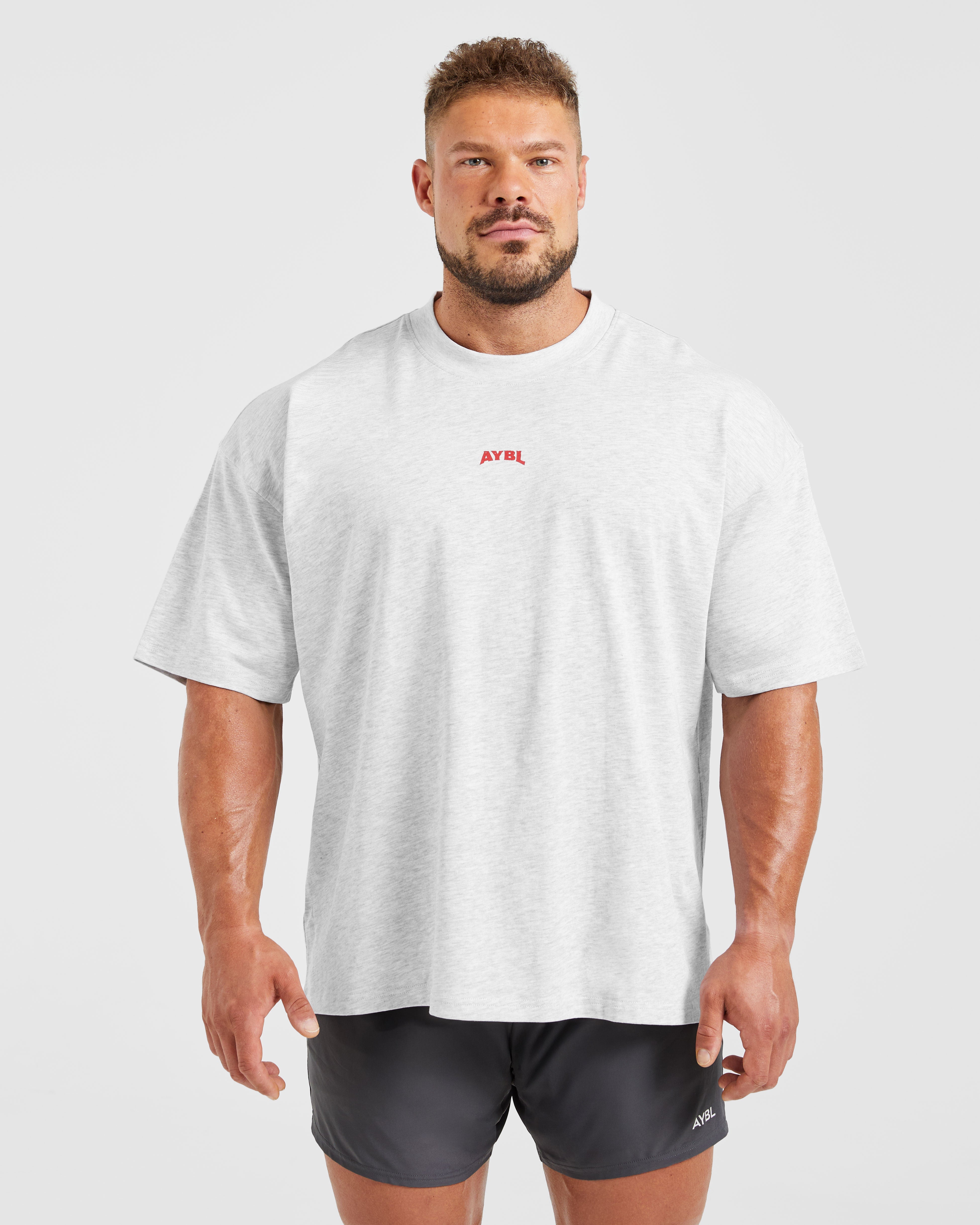 Maglietta Oversized Wesley Vissers X Beyond Limits - Grigio Marl
