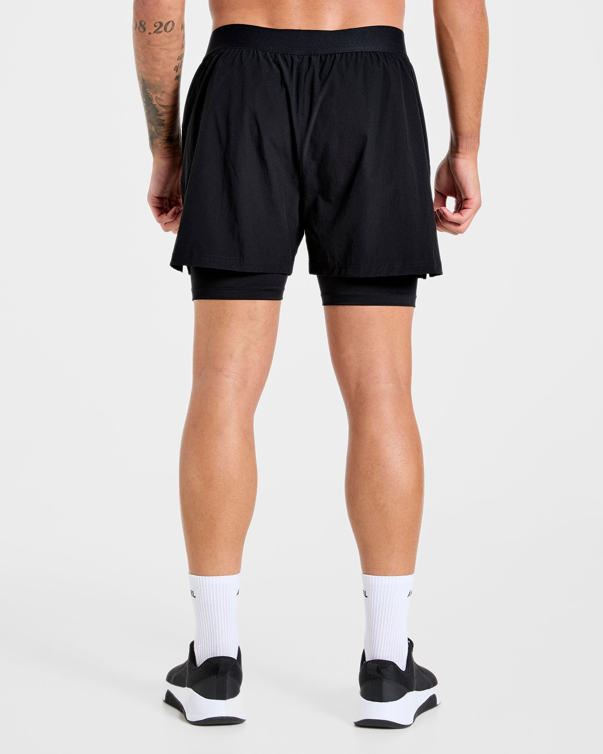 Shorts 2 in 1 Signature - Nero