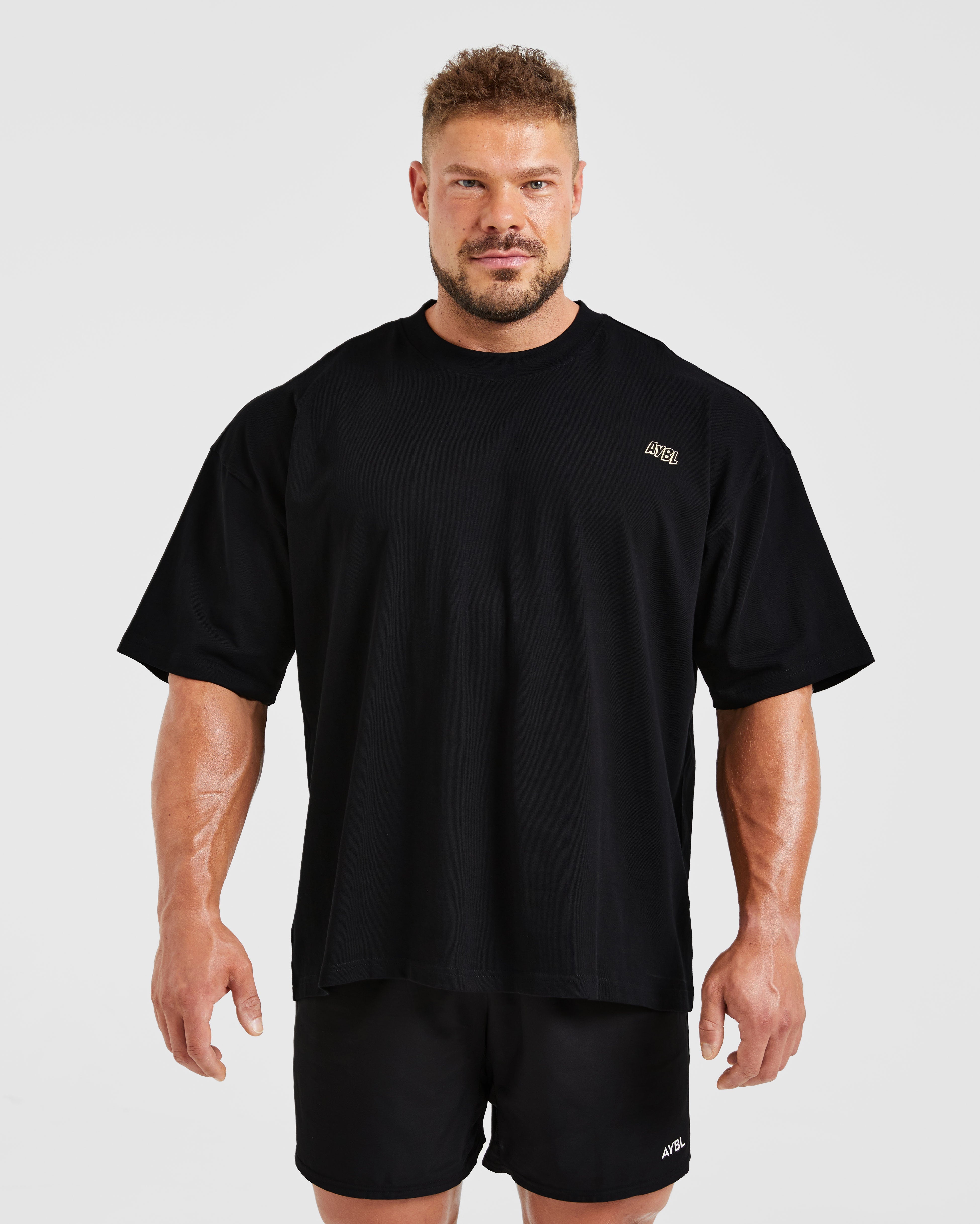 Maglietta Oversized Wesley Vissers X Wheyyy Drip - Nero