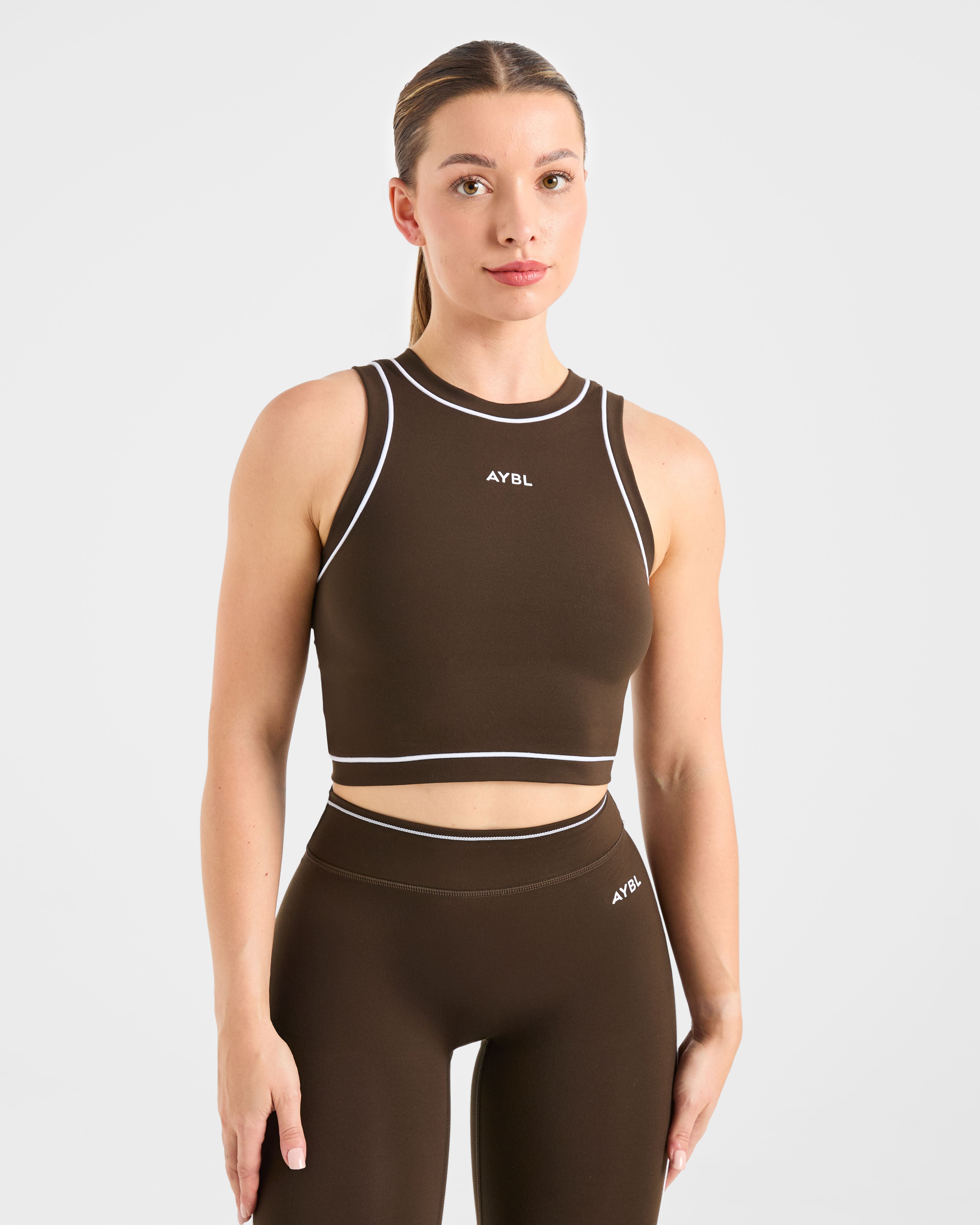 Form Tank Top - Fagiolo di Caffè