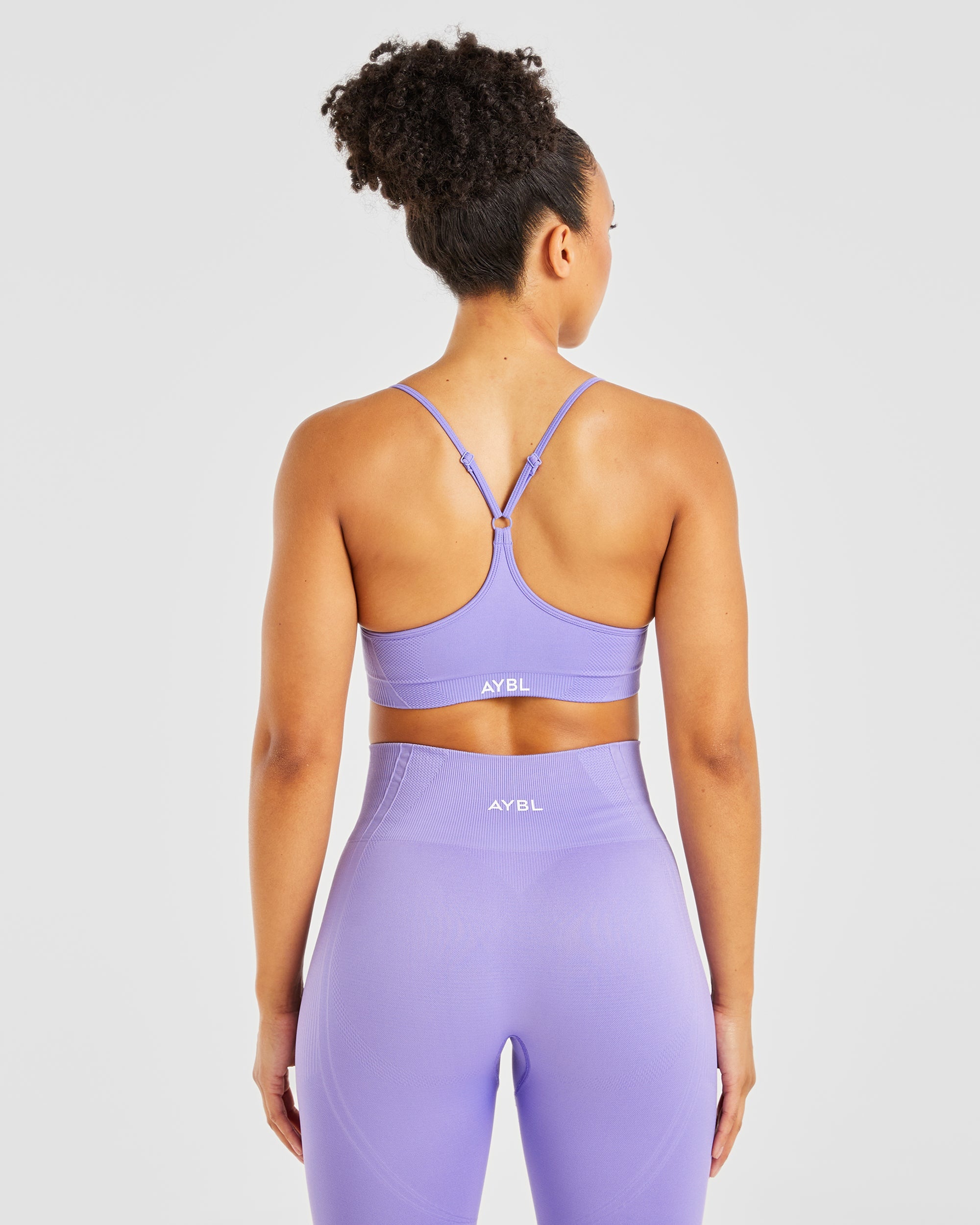 Sports Bra Senza Cuciture con Cinturini Balance V3 - Viola Lavanda