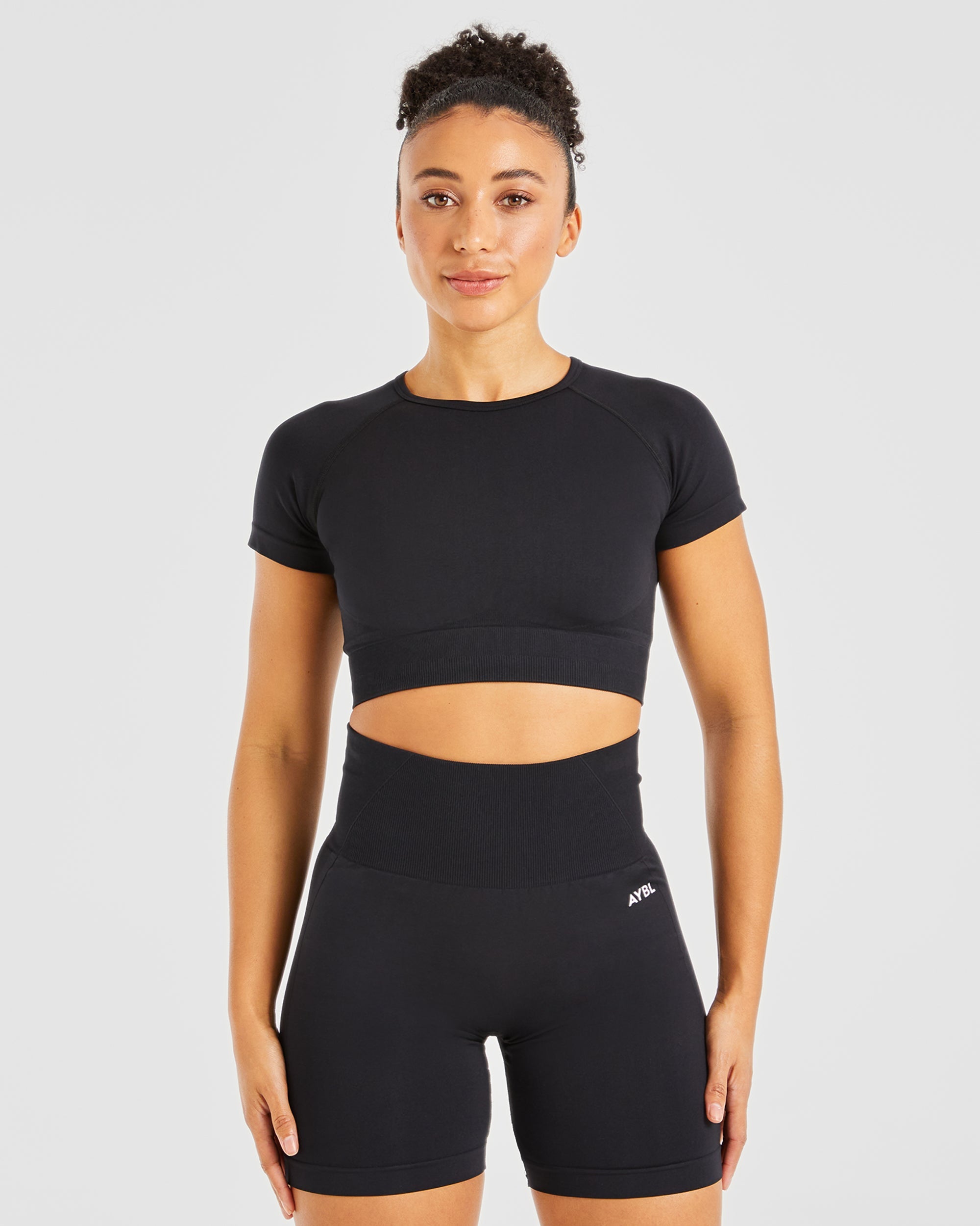 Crop Top Senza Sostegno Empower - Nero