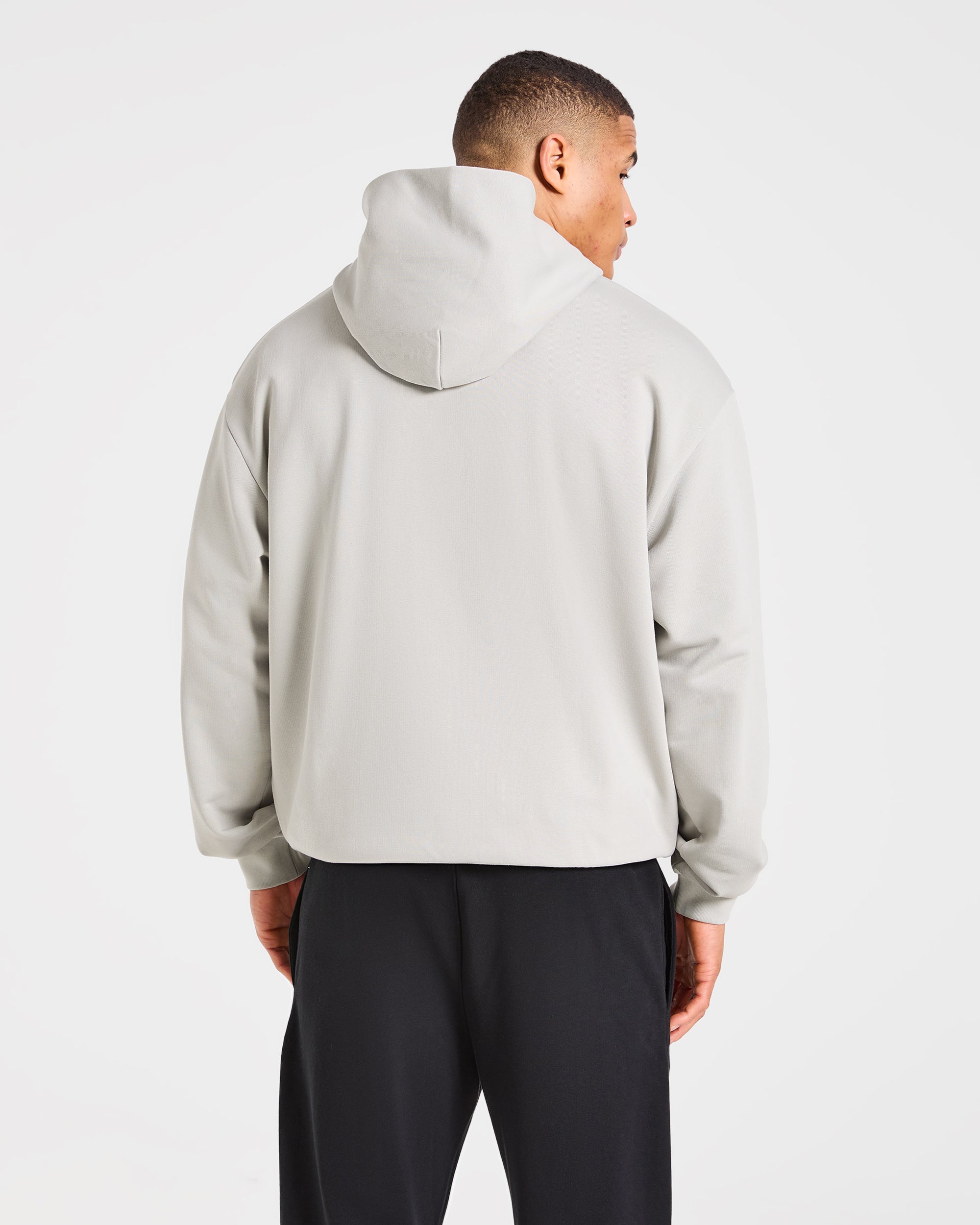 Felpe Oversized Division Strength - Grigio Ghiaccio