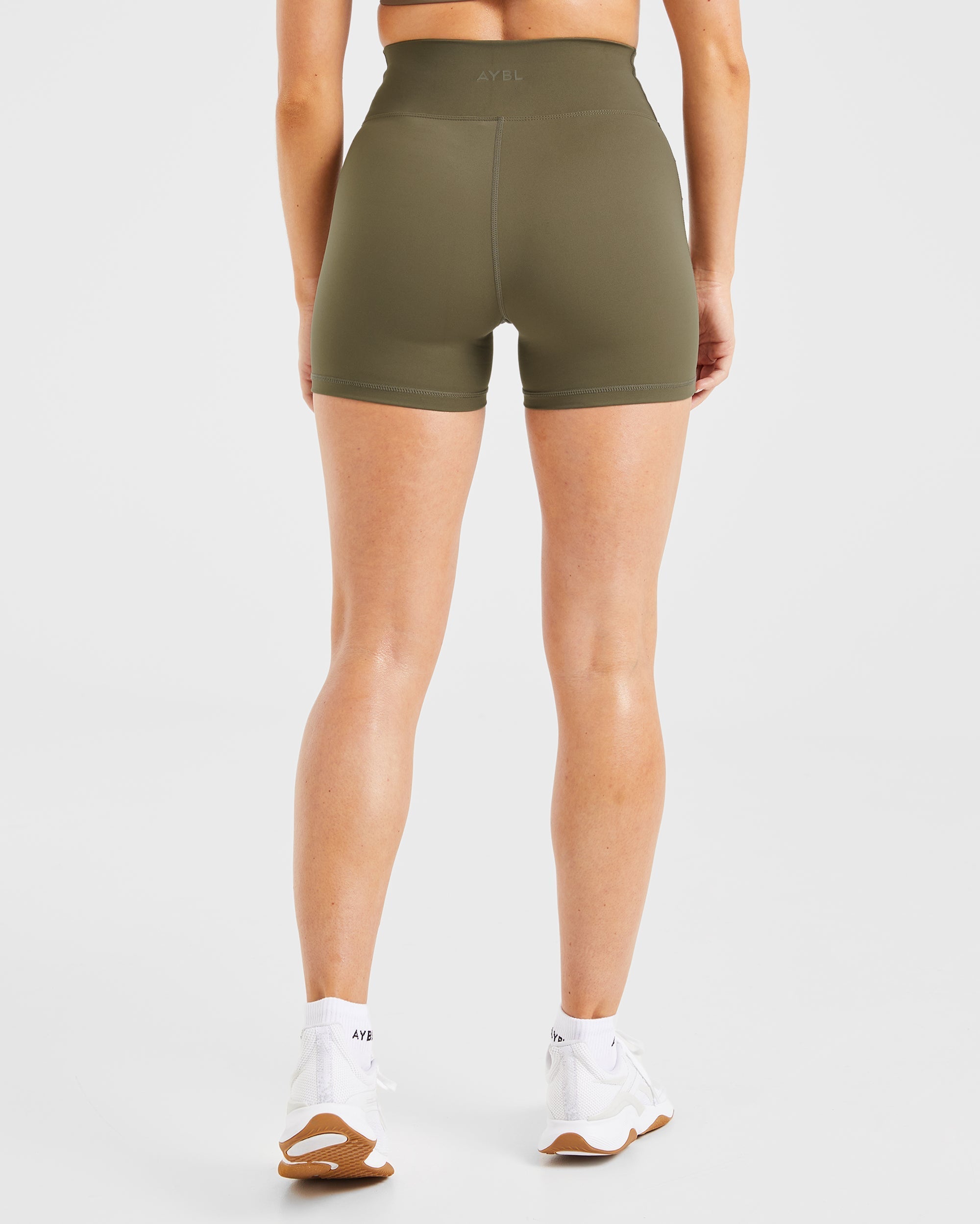 Shorts Wrap Scultura - Khaki Scuro