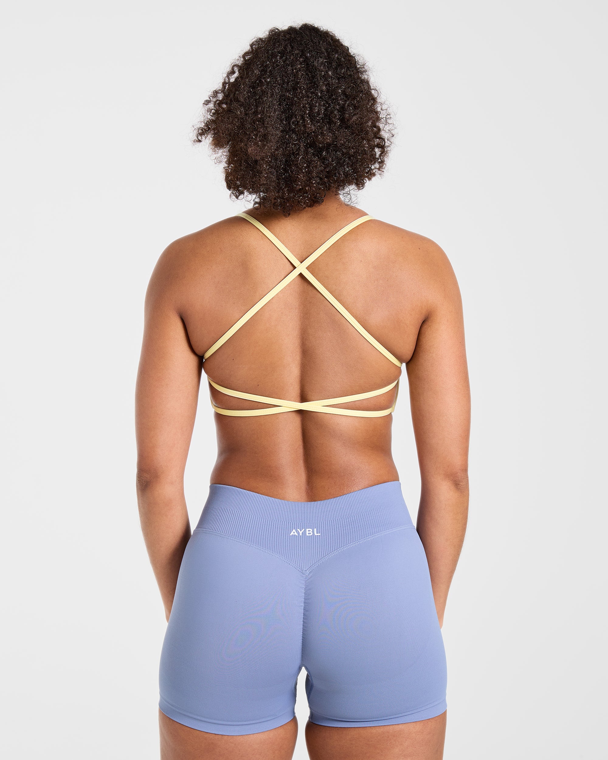 Sports Bra Crossback Essenziale - Giallo