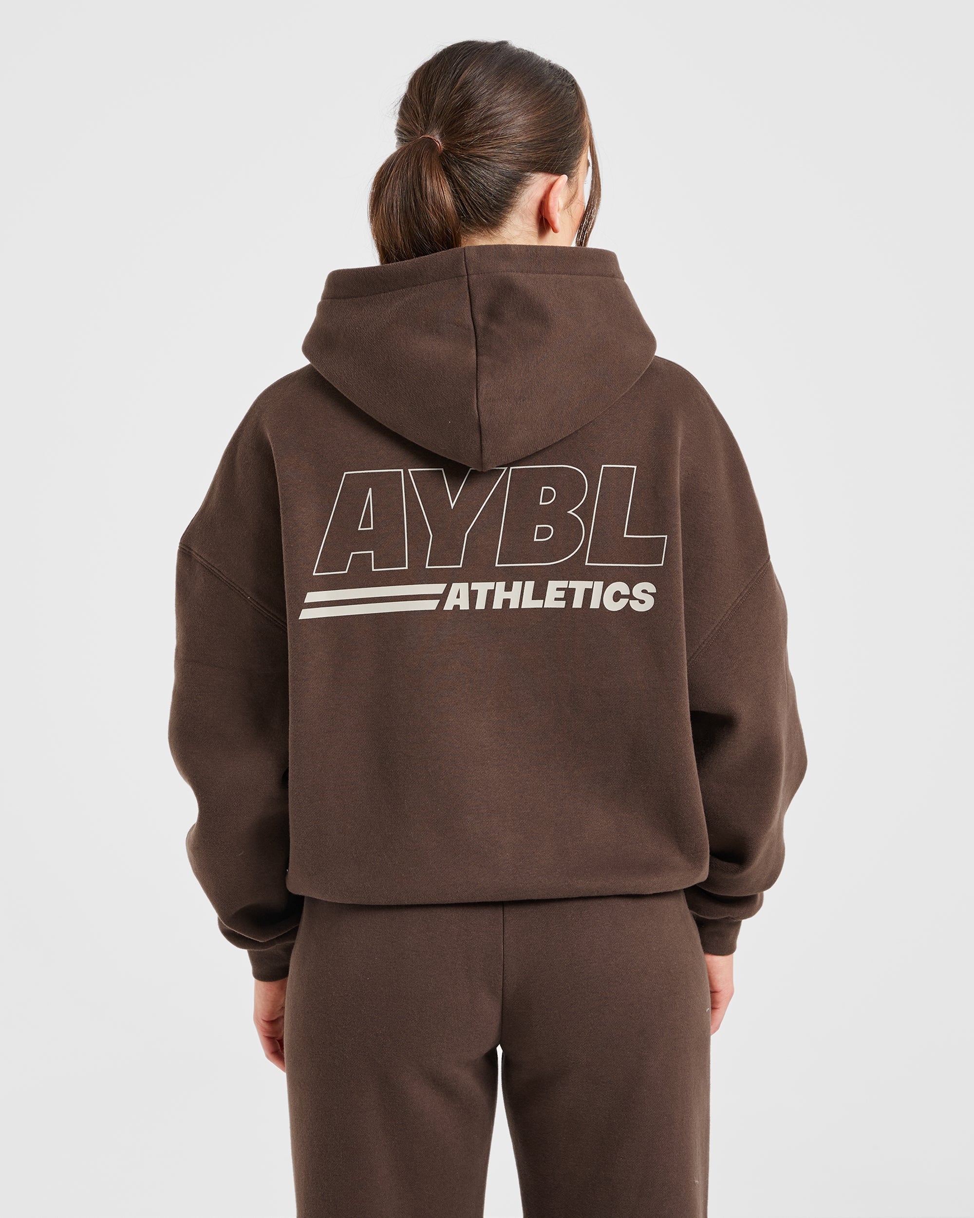 Felpa Oversized da Atletica - Marrone/Sabbia