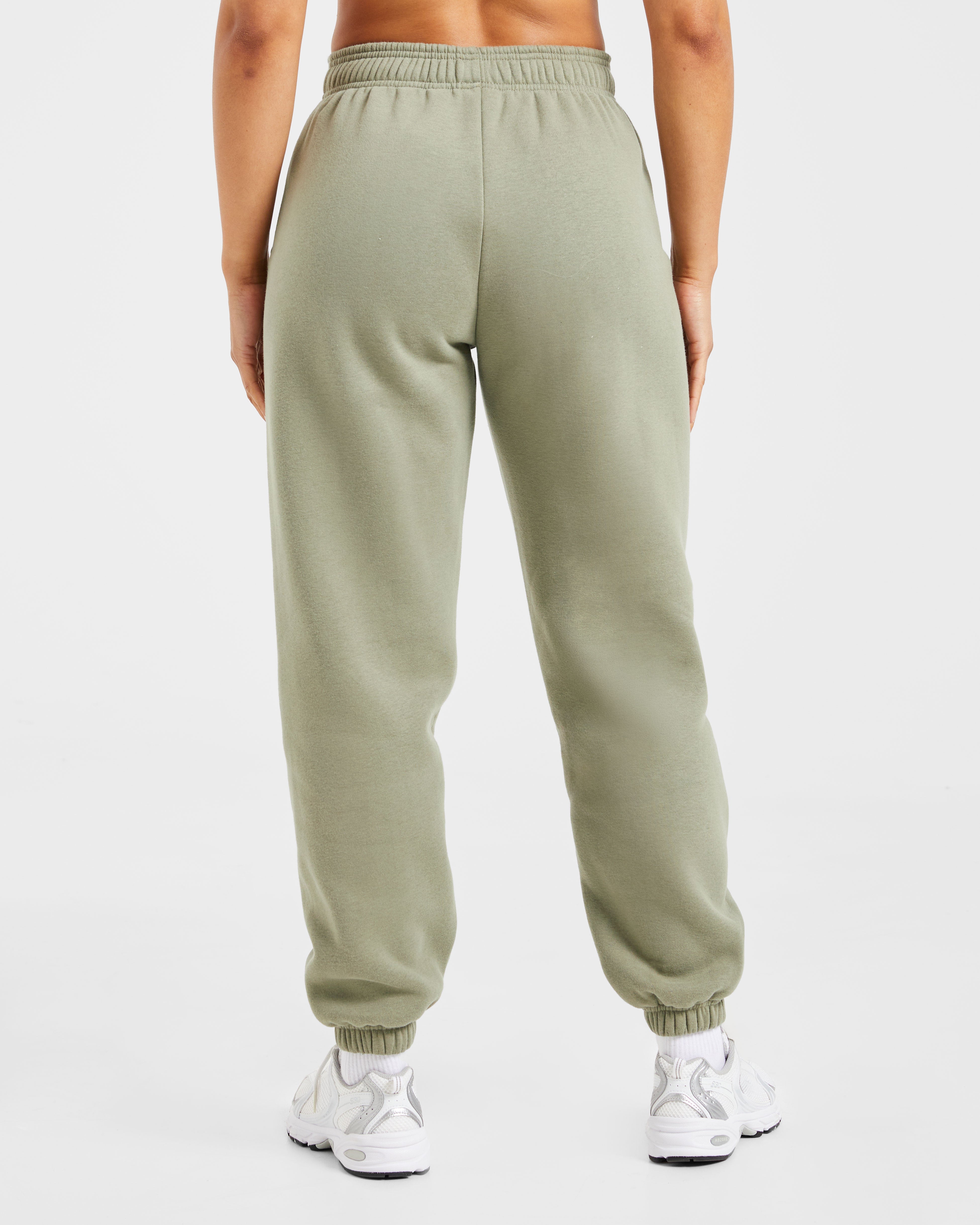 Pantaloni Jogger Oversized Varsity 2.0 - Olive Tinto