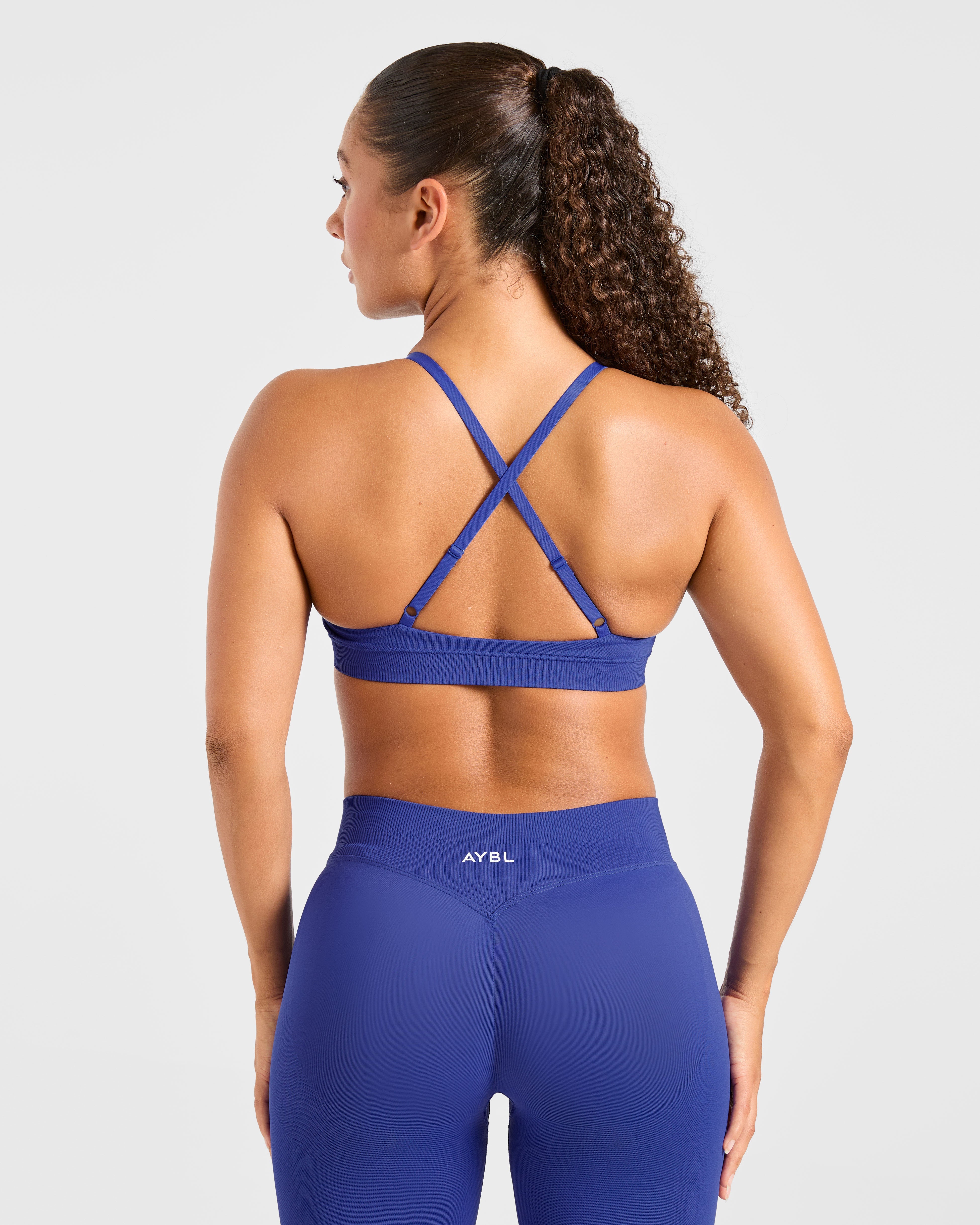Enhance Sports Bra senza cuciture - Blu Cobalto