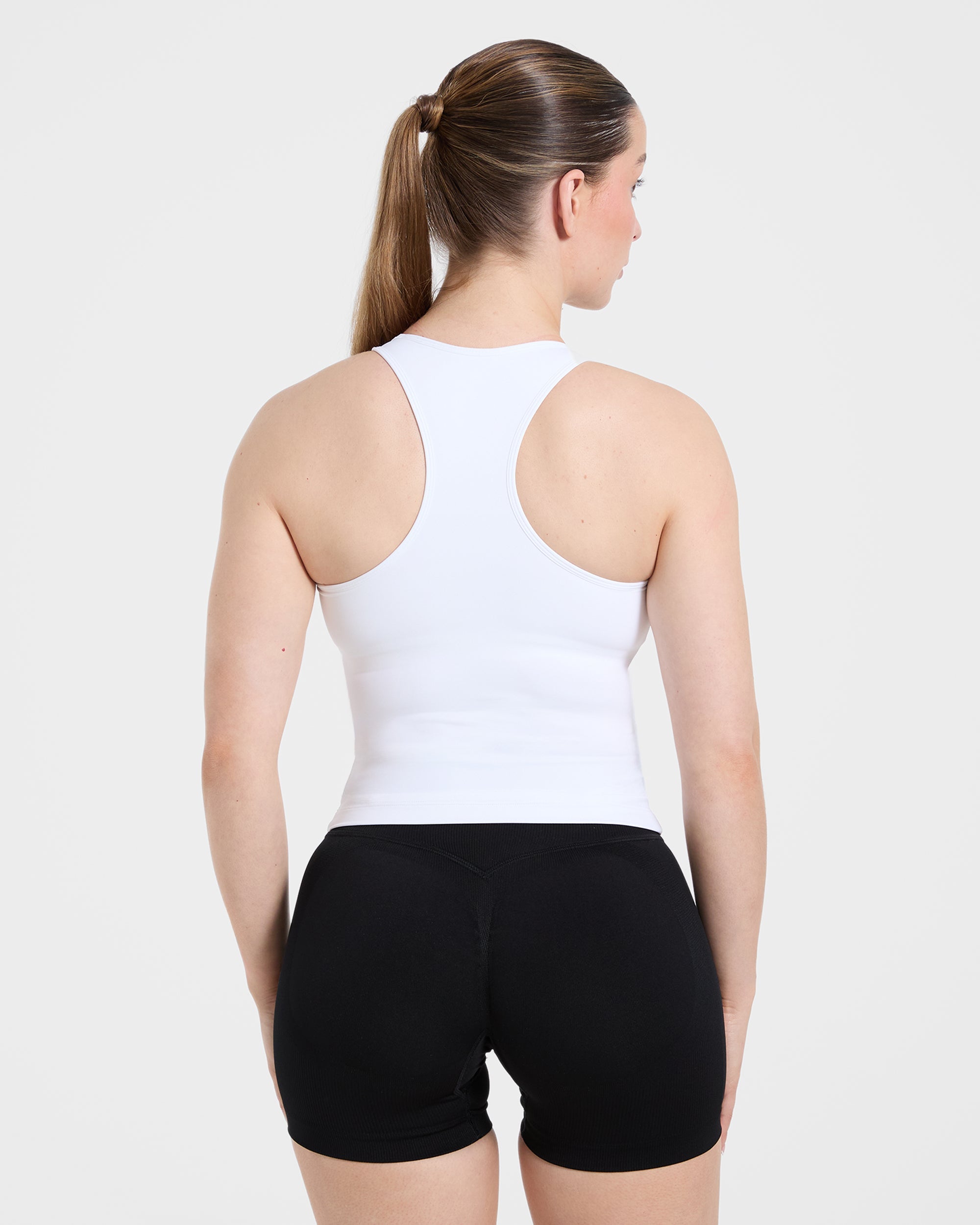 Top Tank Racerback Essenziale - Bianco