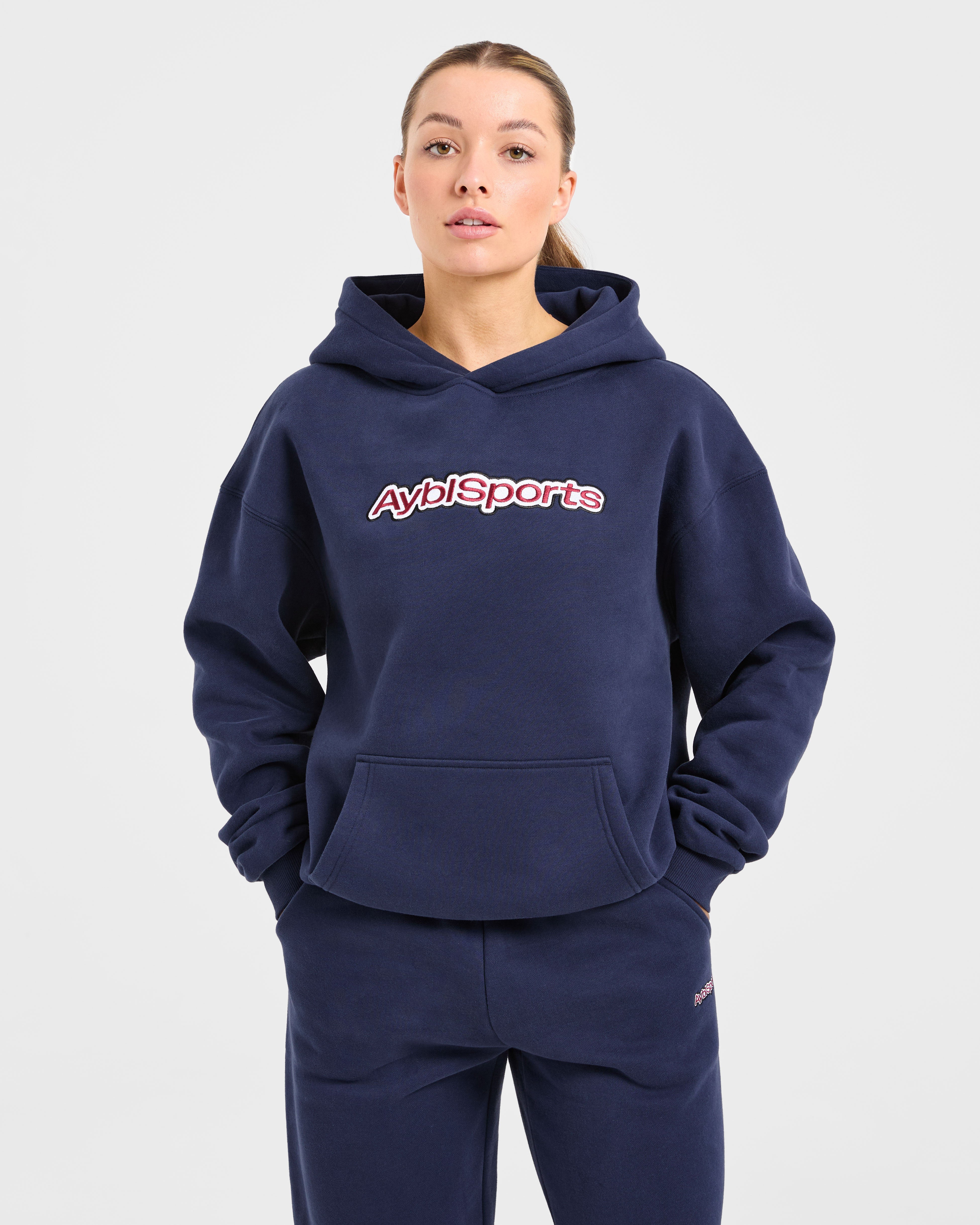 AYBL Sports Outline Felpa Oversized - Navy
