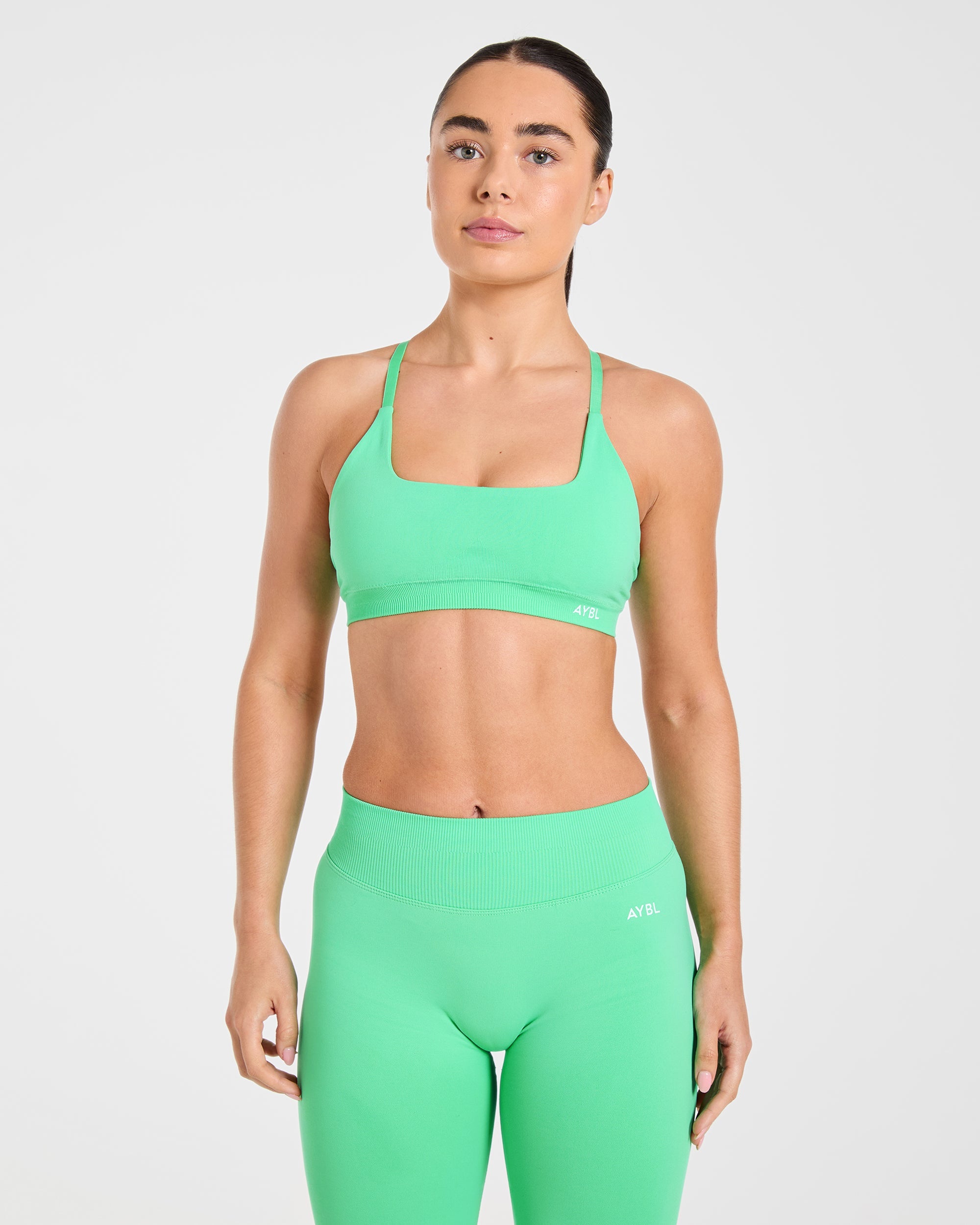 Sports Bra Senza Cuciture Enhance - Verde Mint