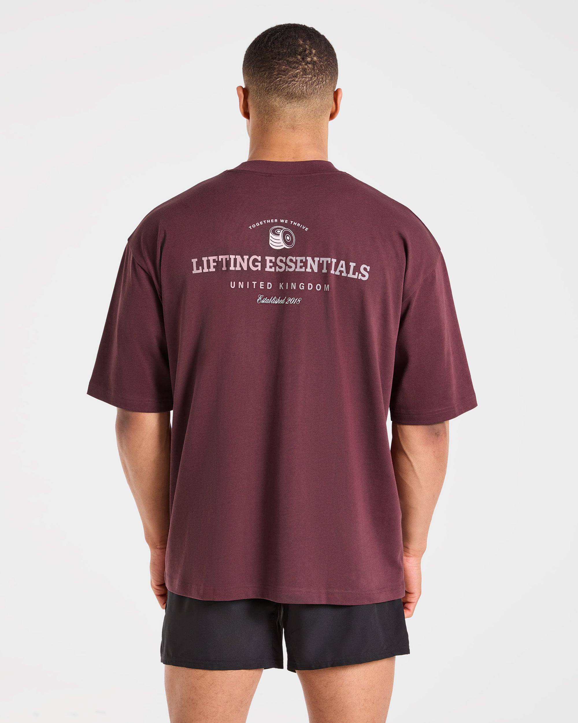 Apex Lifting Essentials T-Shirt Oversize - Prugna