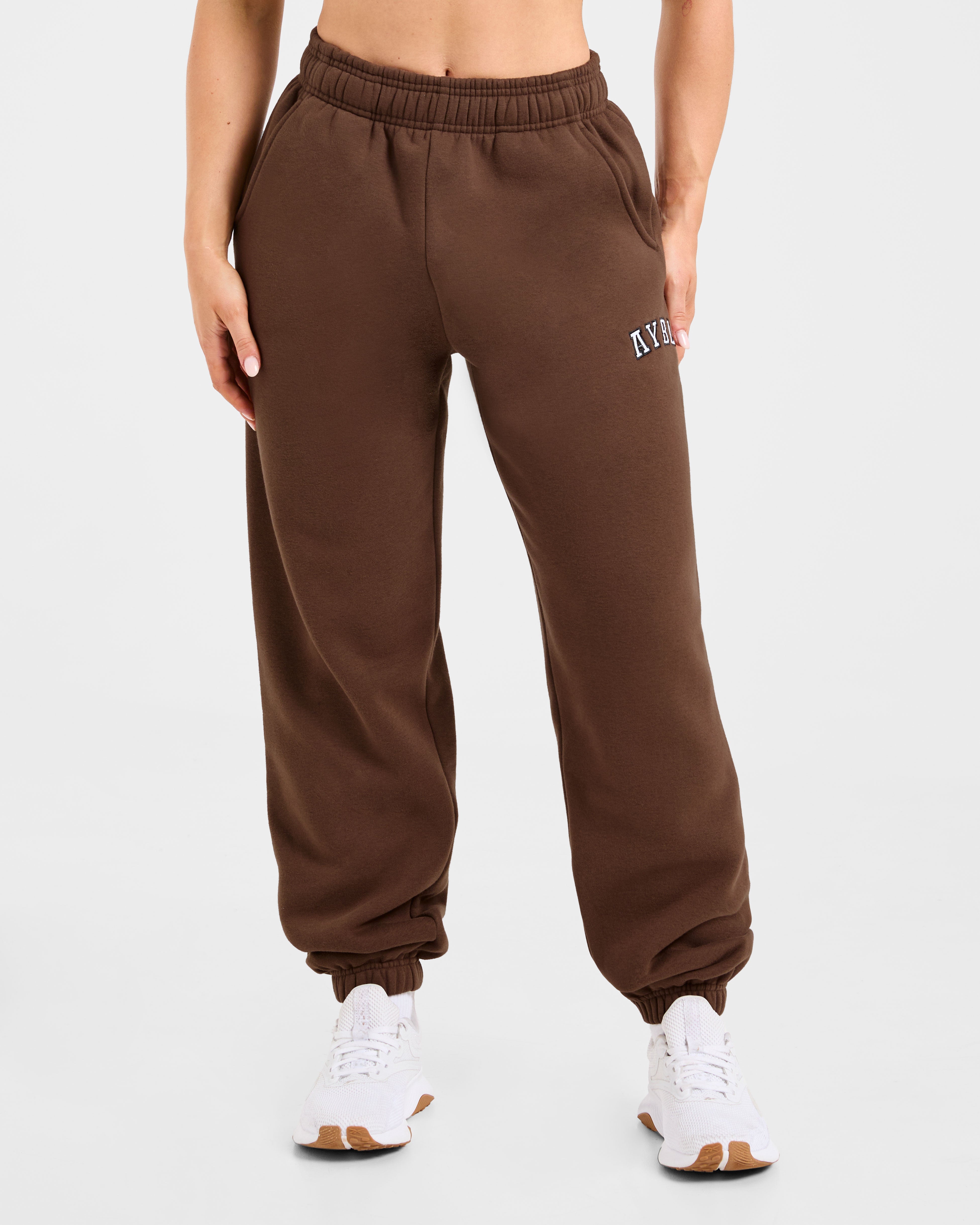 Pantaloni Jogger Oversized Varsity 2.0 - Marrone