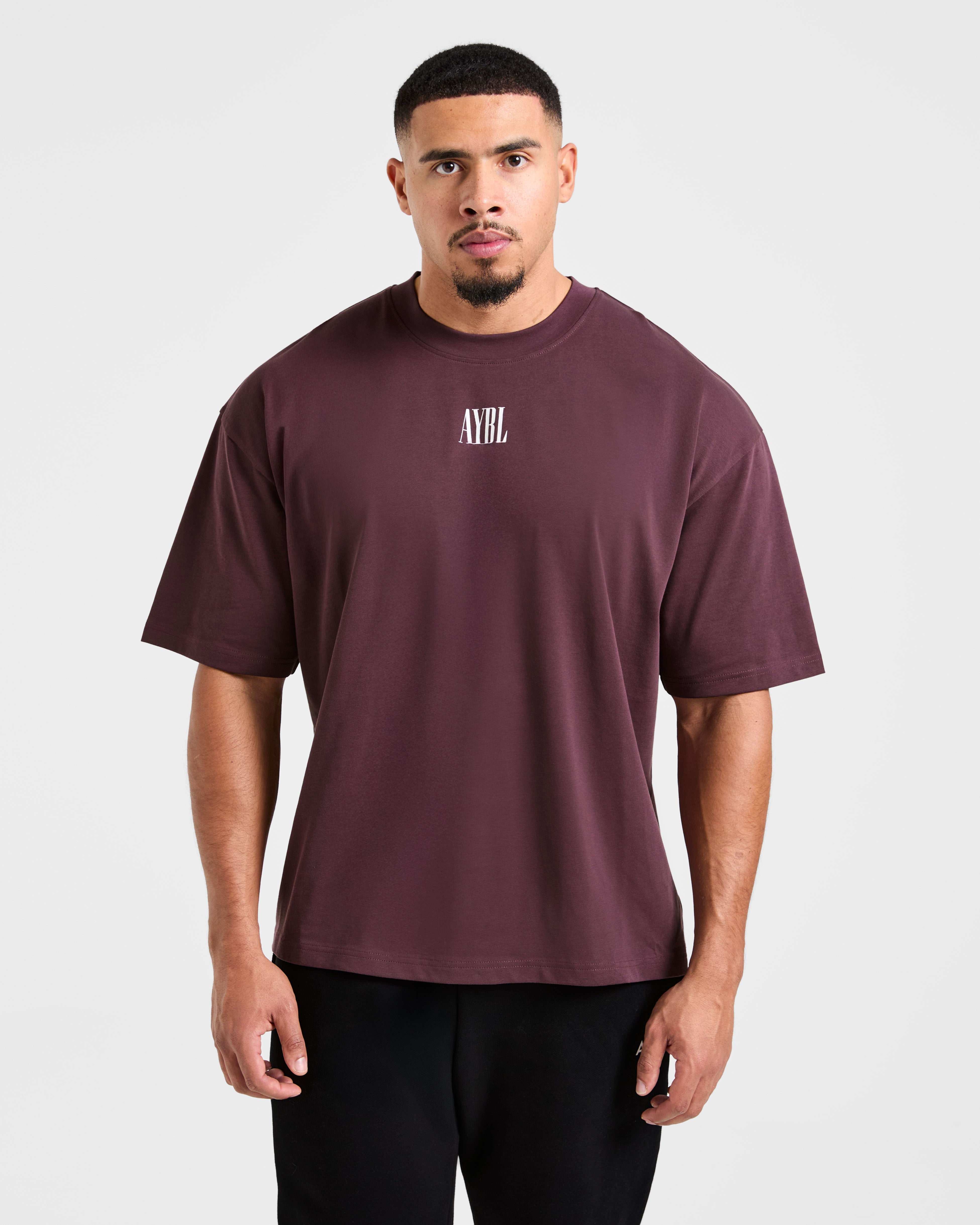 T-shirt Oversized Strength Of Titans - Smoke Berry
