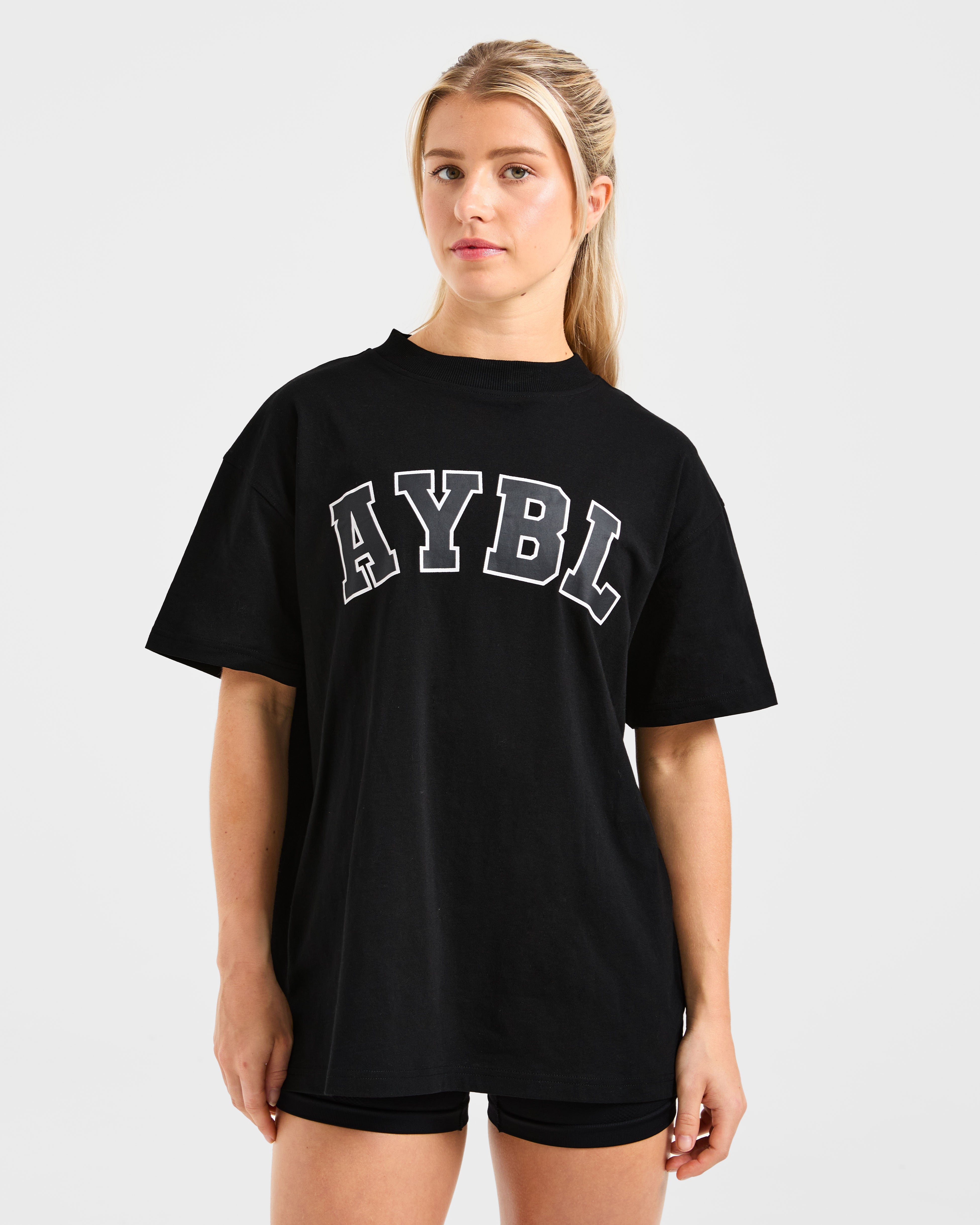 T-shirt Oversized Varsity 2.0 - Nero