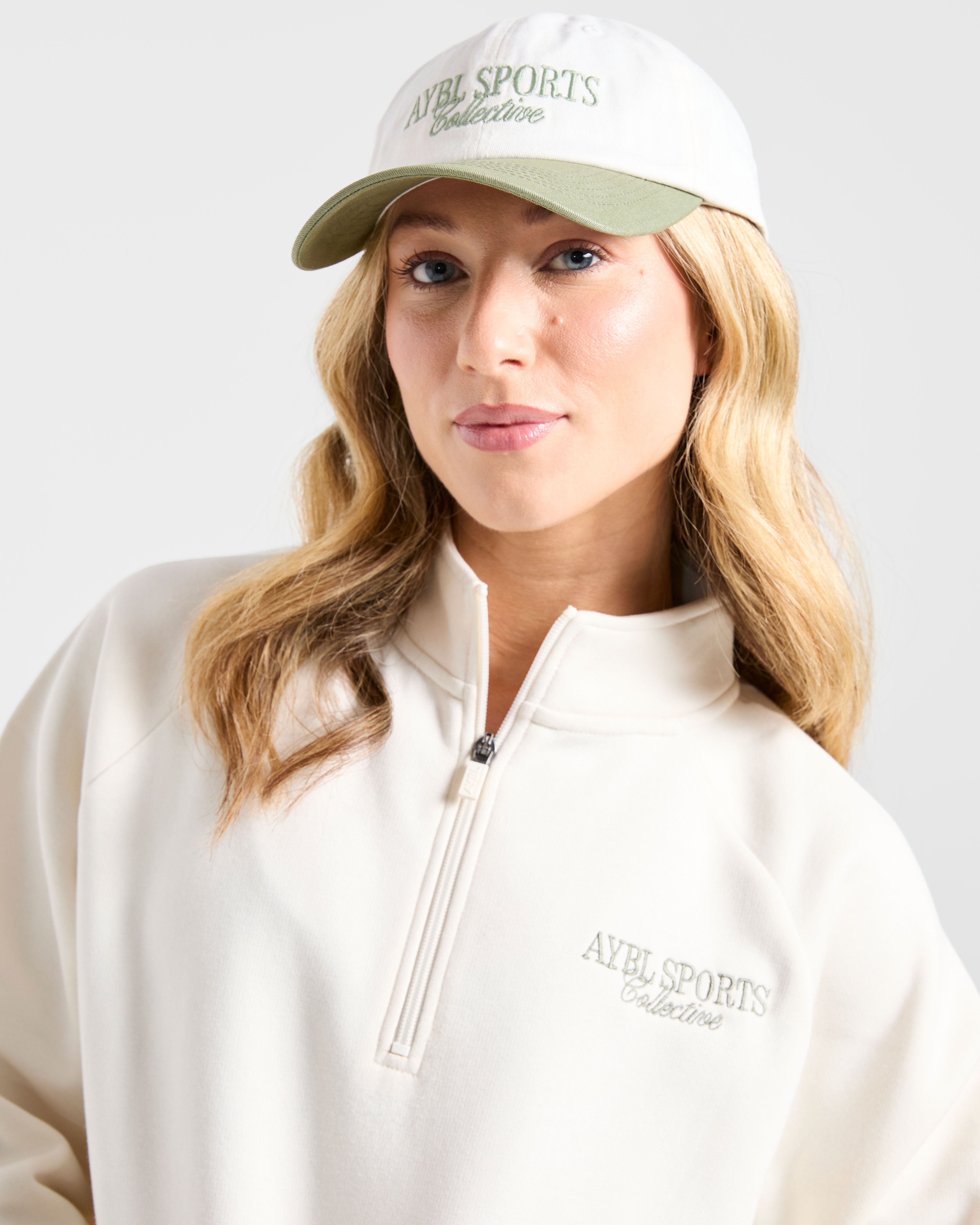 Berretto Sports Collective - Avorio/Verde