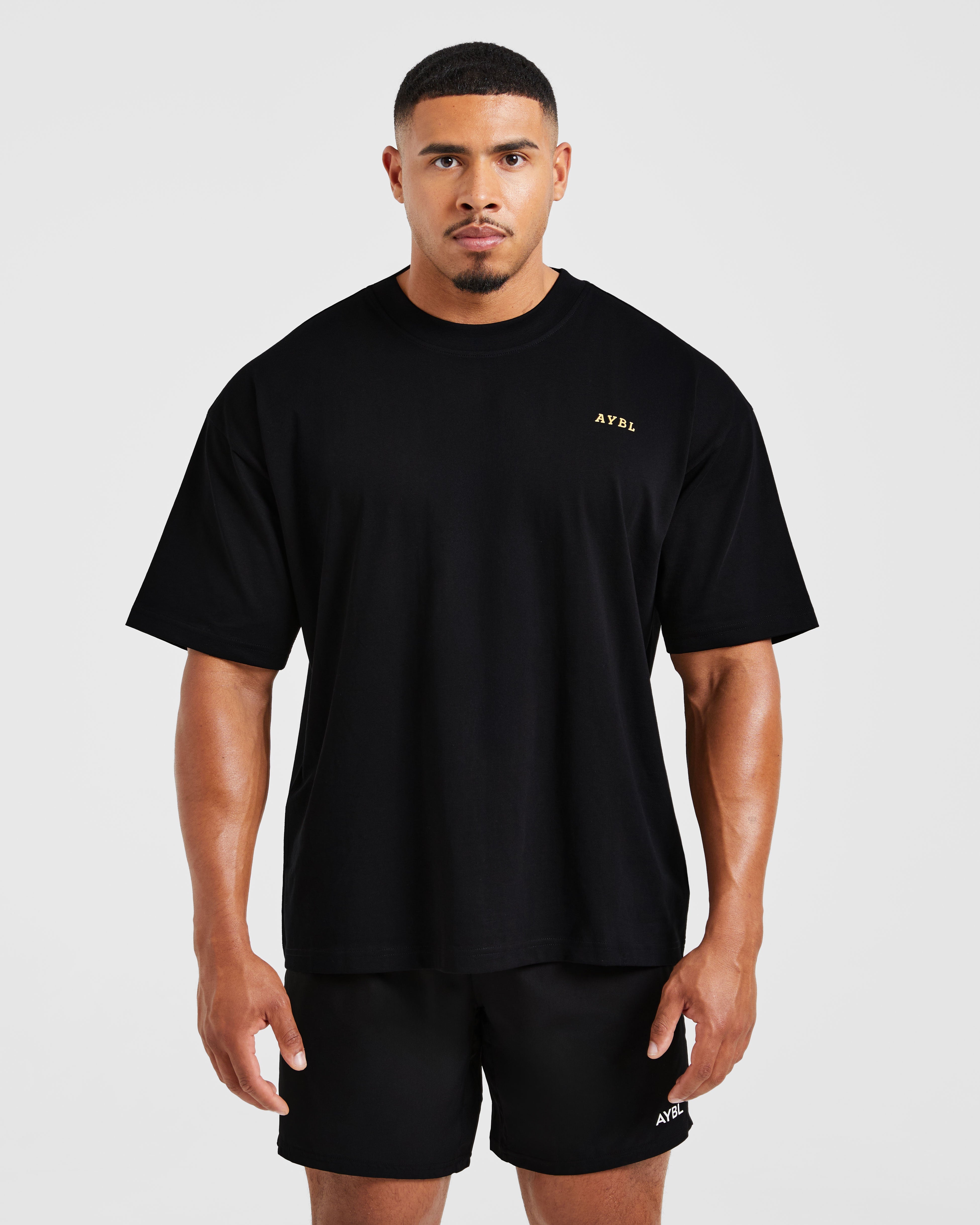 Maglietta Oversized Wesley Vissers X Golden Pump - Nero