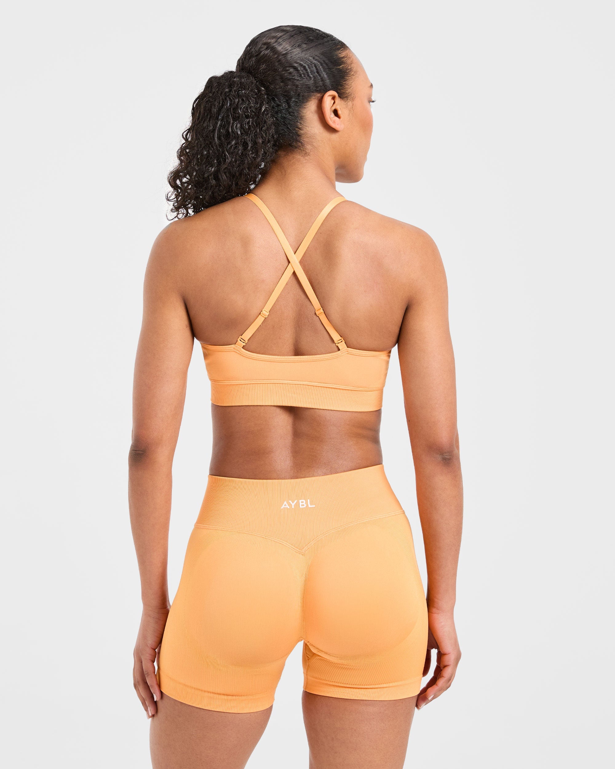 Adapt Sports Bra Senza Cuciture - Arancione Vivace