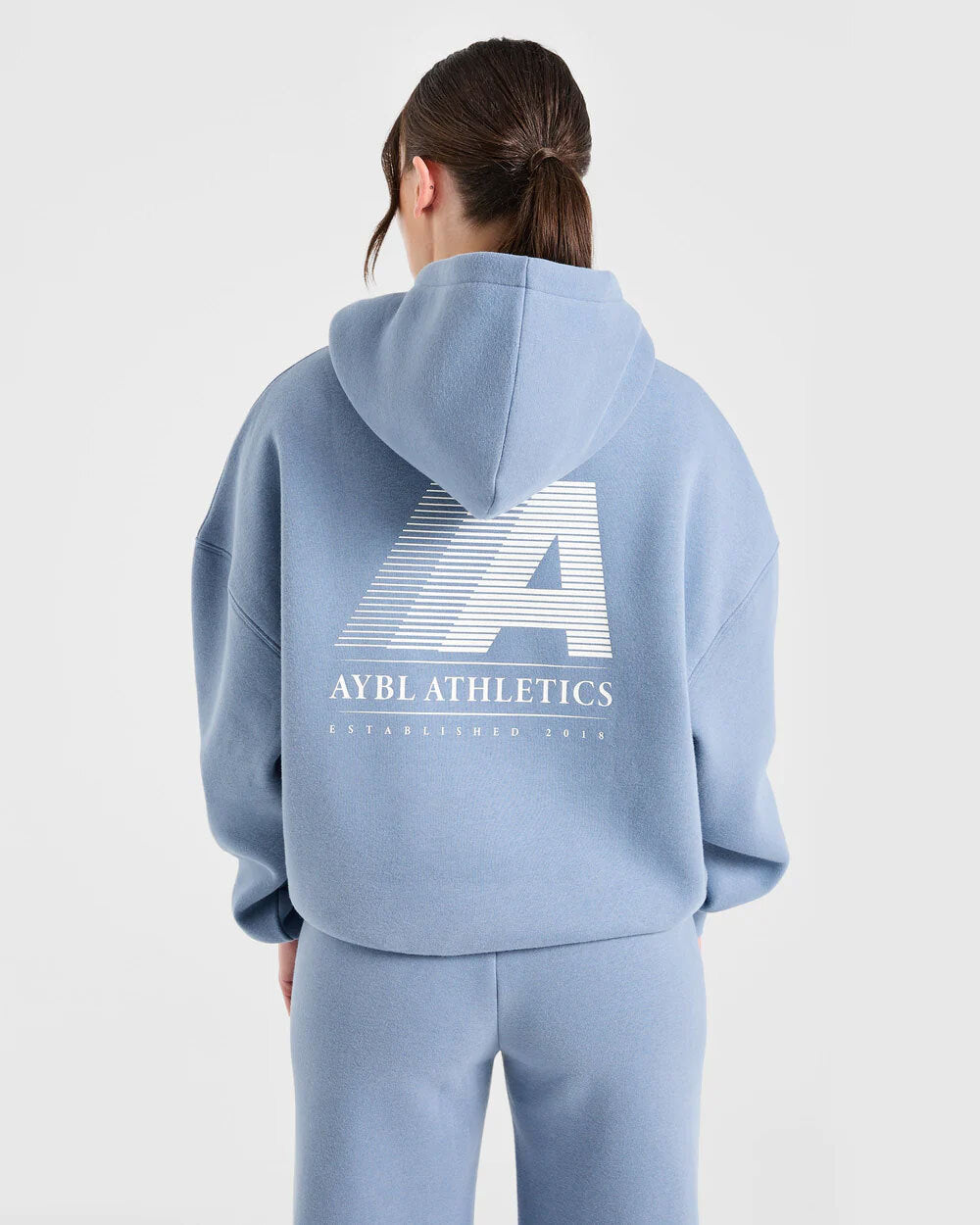 Felpe Oversized Retro Athletics - Blu Vintage