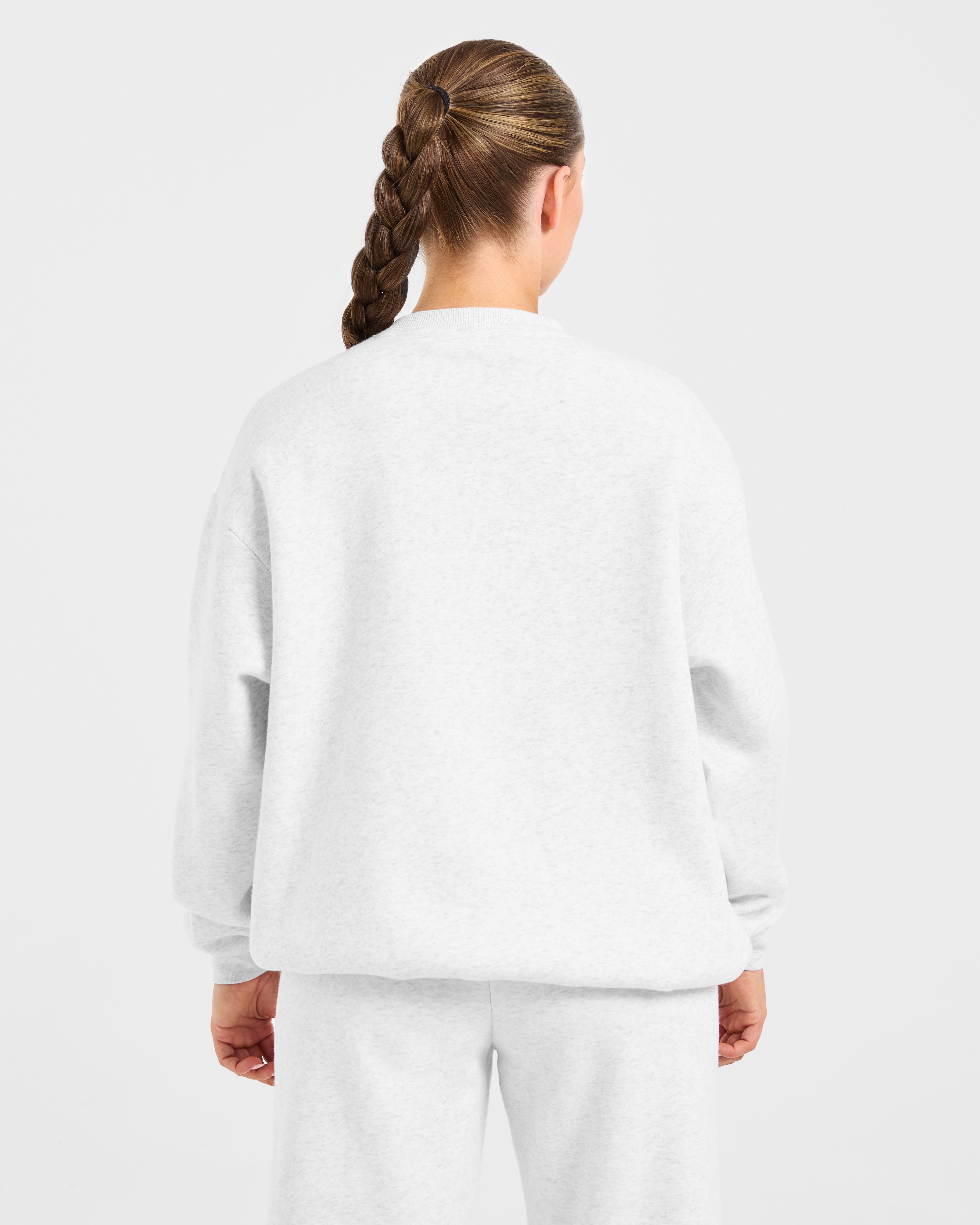 Felpa Oversized Varsity 2.0 - Grigio Antracite