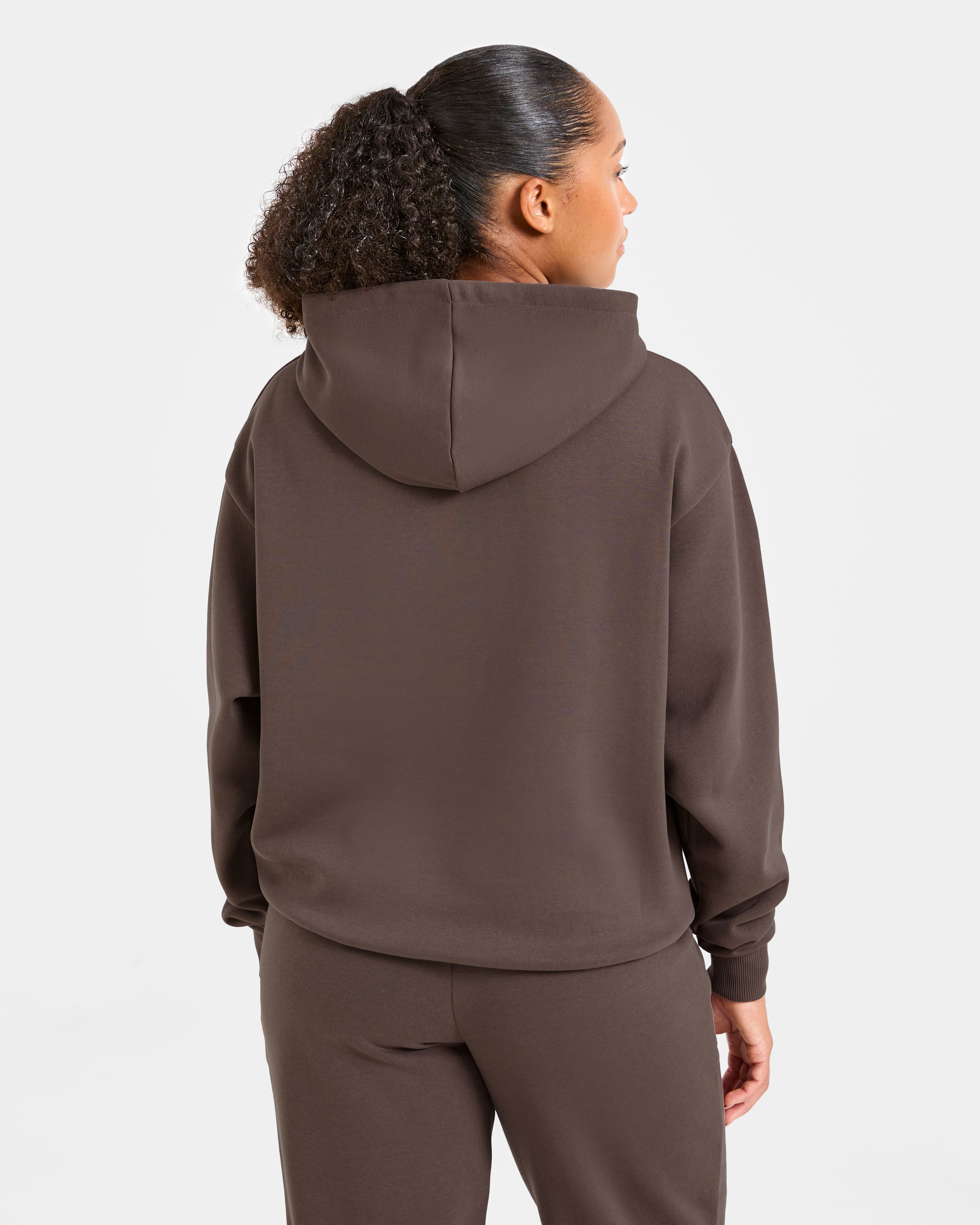 Felpe Oversized Lifestyle - Marrone Umber