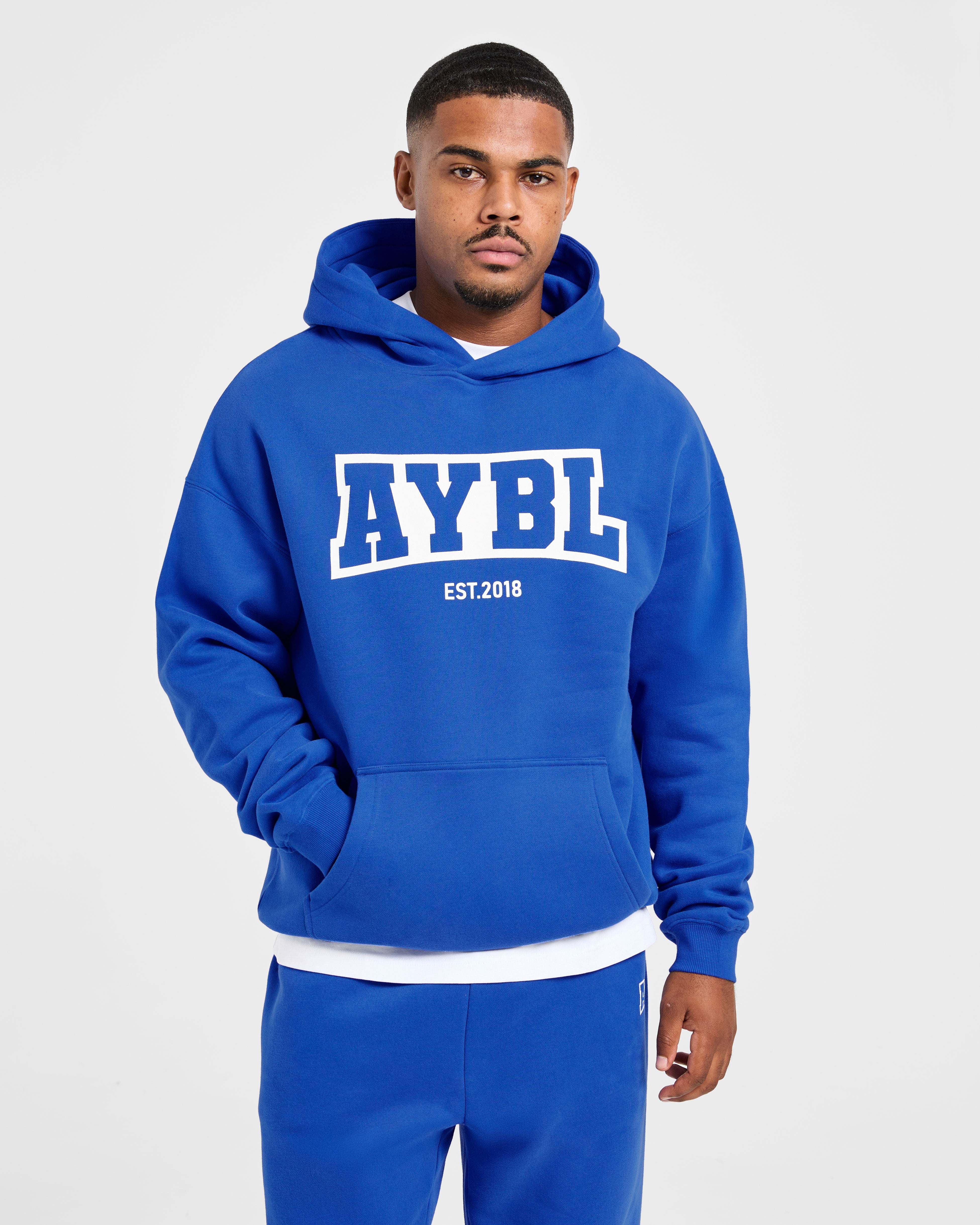 Academy Oversized Hoodie - Cobalto