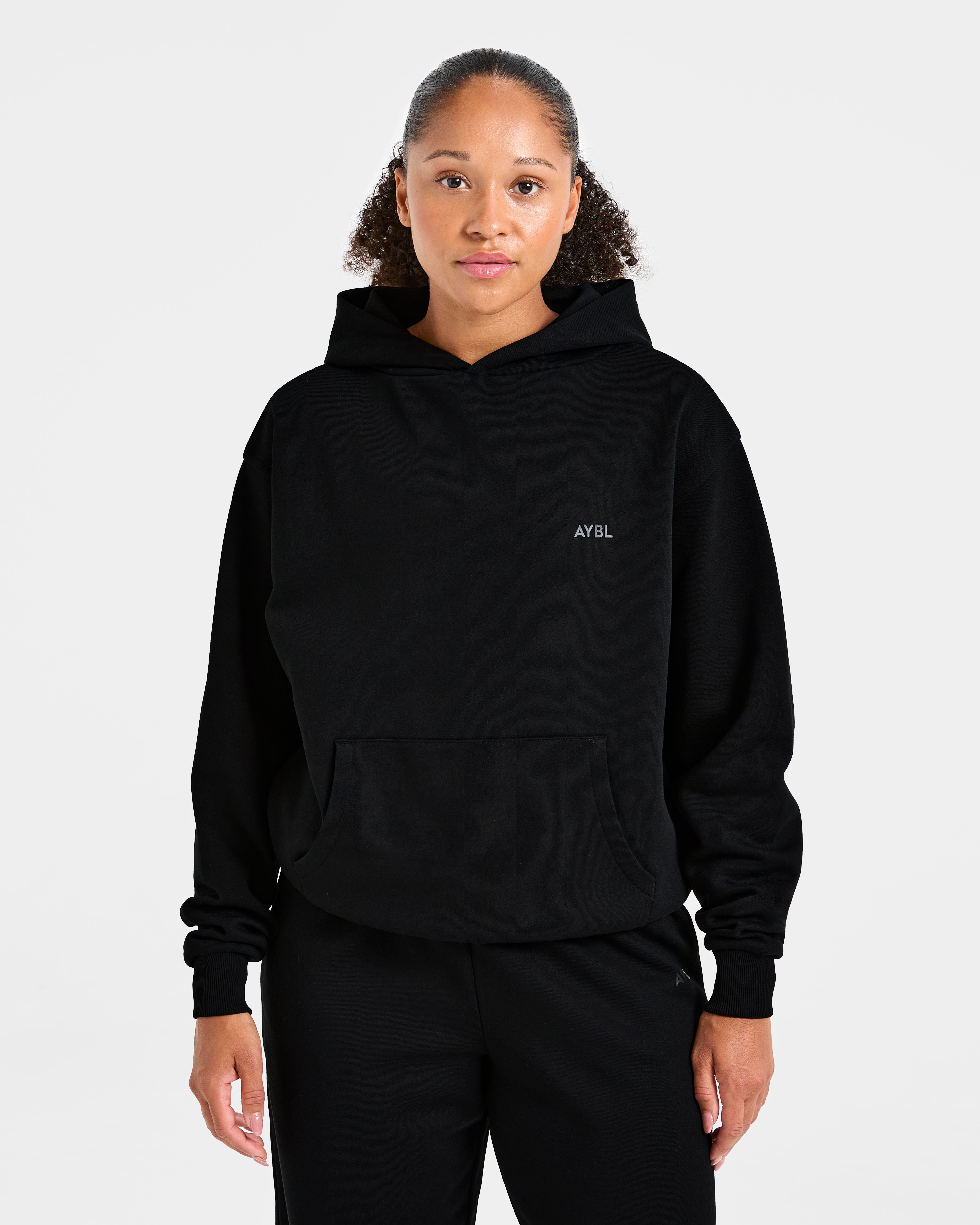 Felpa Oversized Lifestyle - Nero
