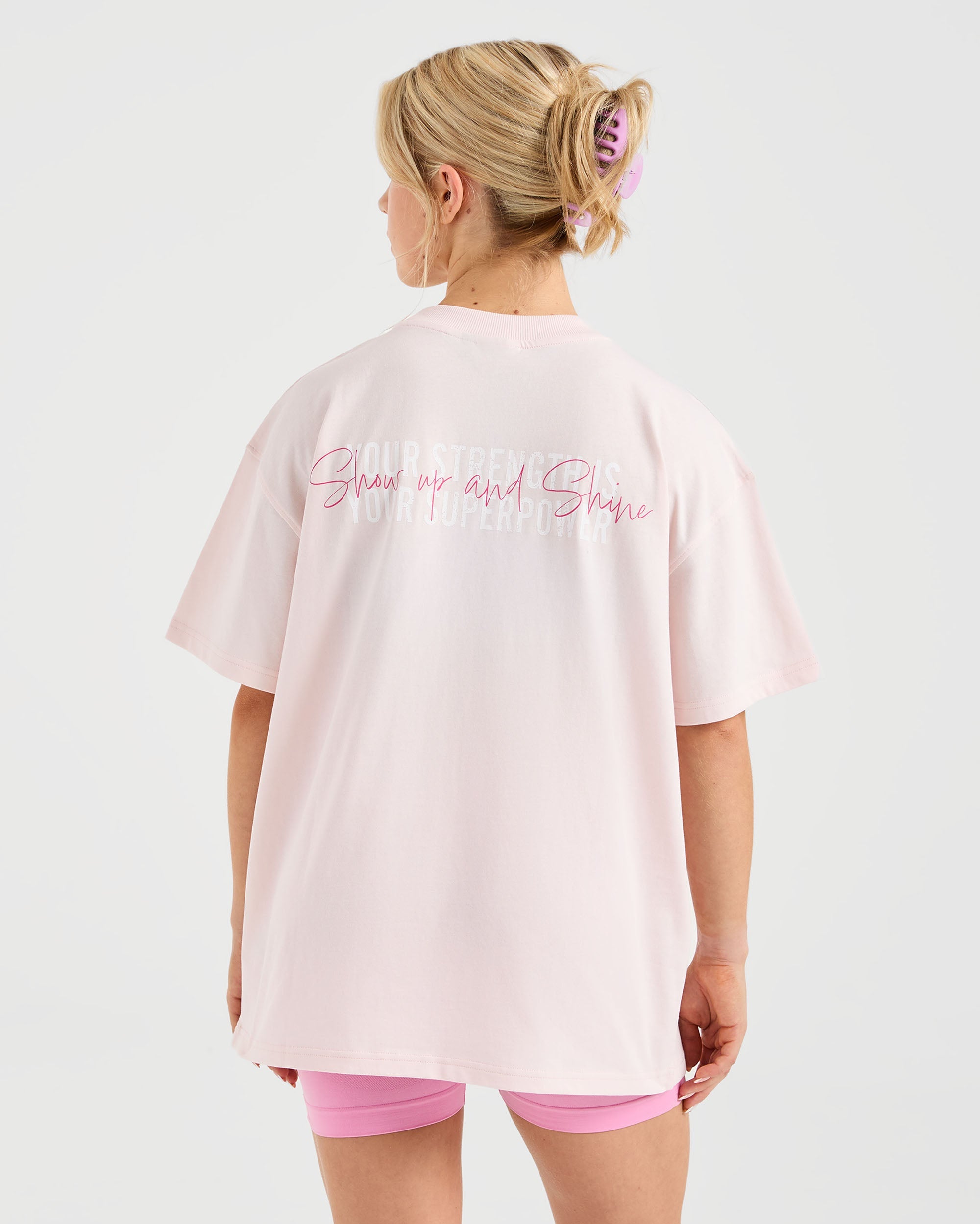 Maglietta Oversized Show Up – Rosa Maglietta Oversized Show Up - Rosa