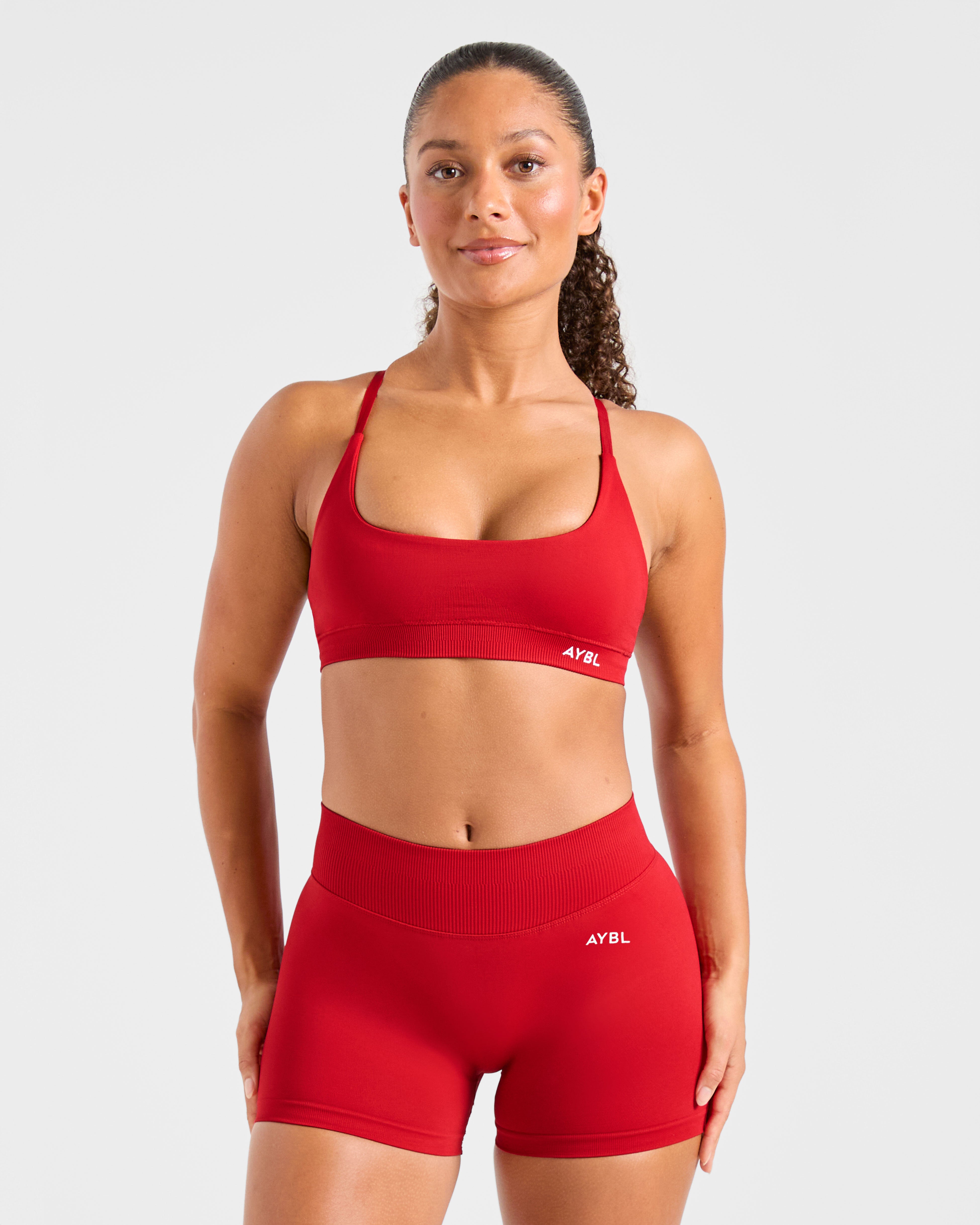 Sports Bra Senza Cuciture Enhance - Rosso