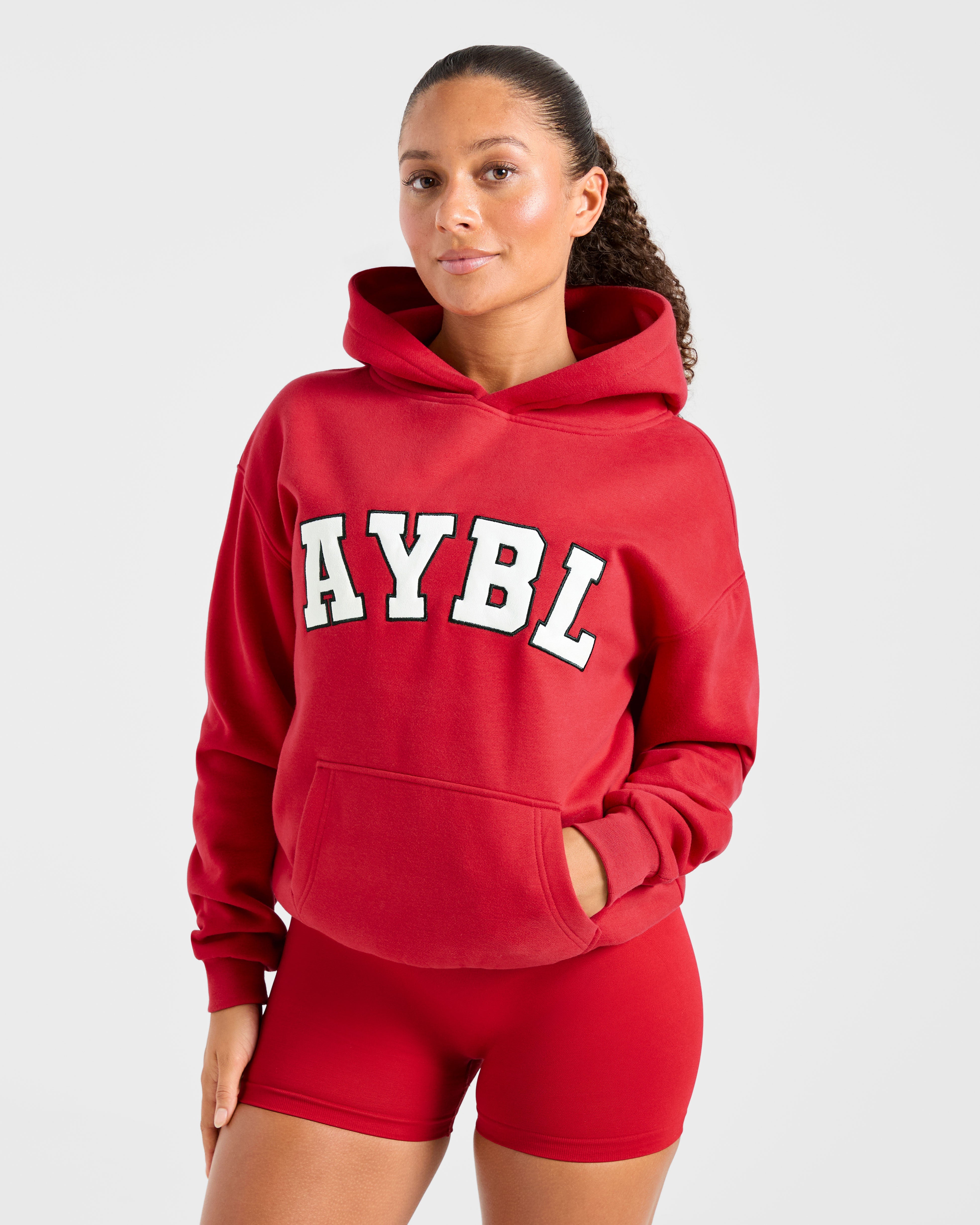 Varsity 2.0 Felpa Oversized - Rosso