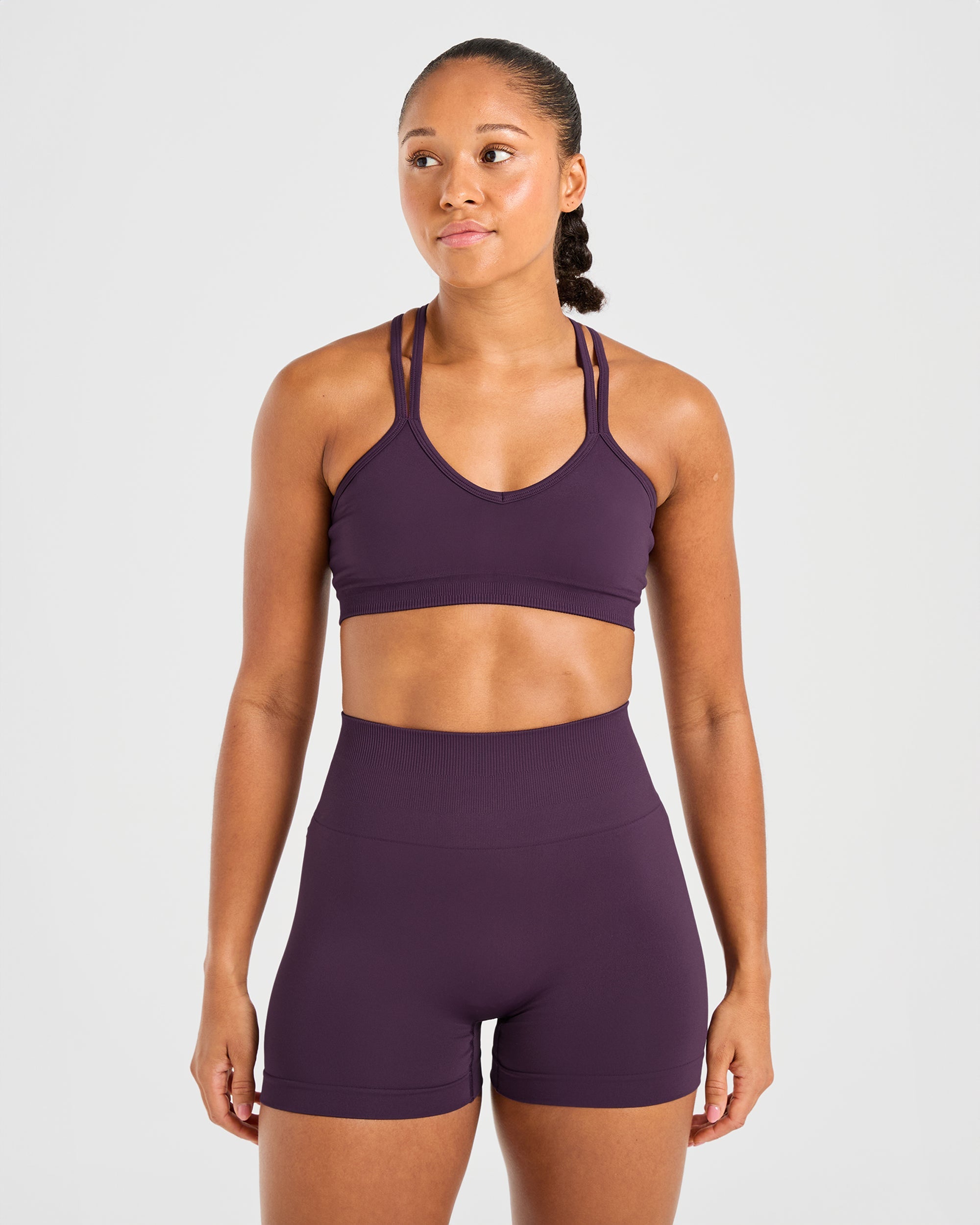Sports Bra Senza Cuciture Power - Vino Grapes