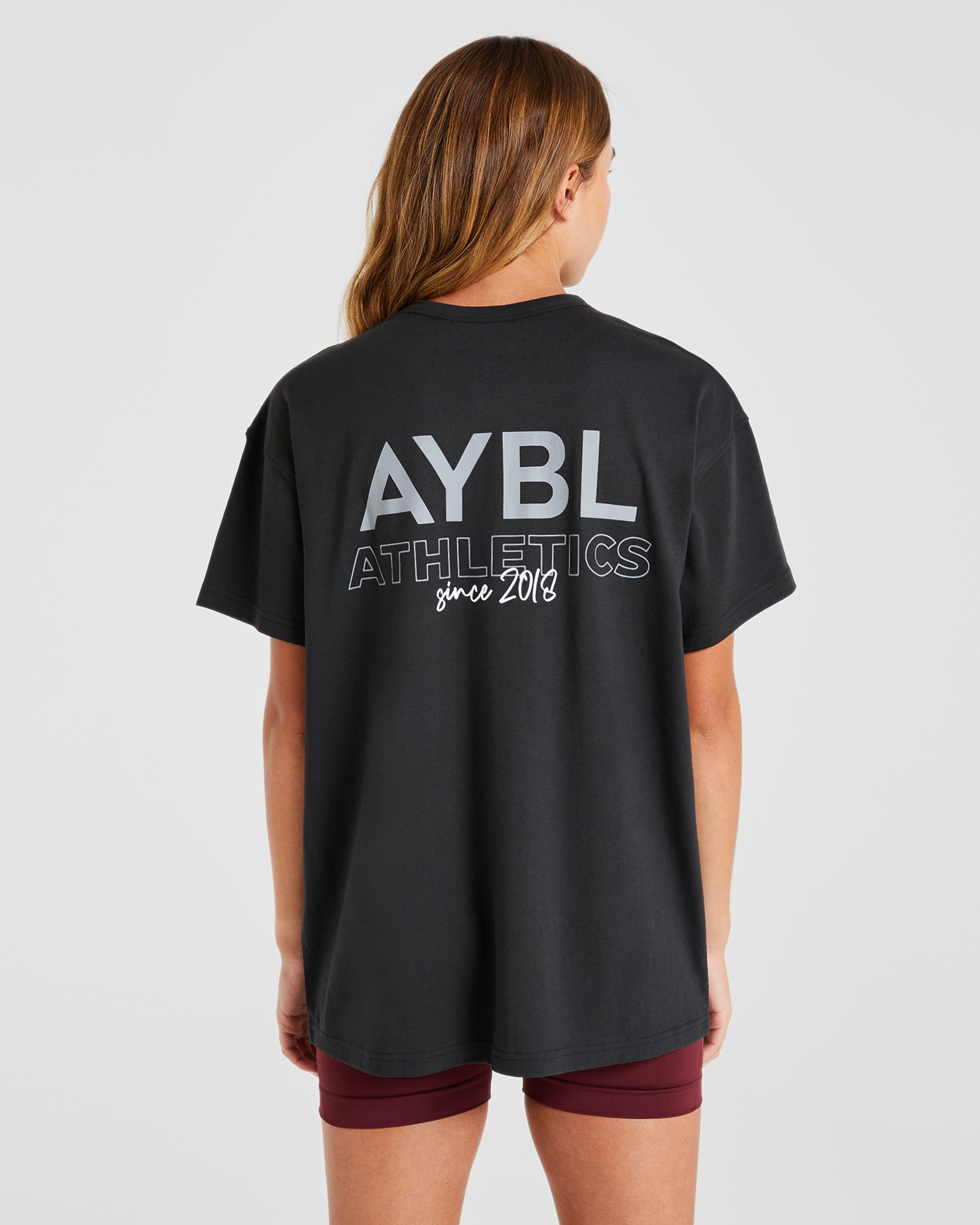 T-shirt oversize AYBL Athletics – Nero T-shirt oversize AYBL Athletics - Nero
