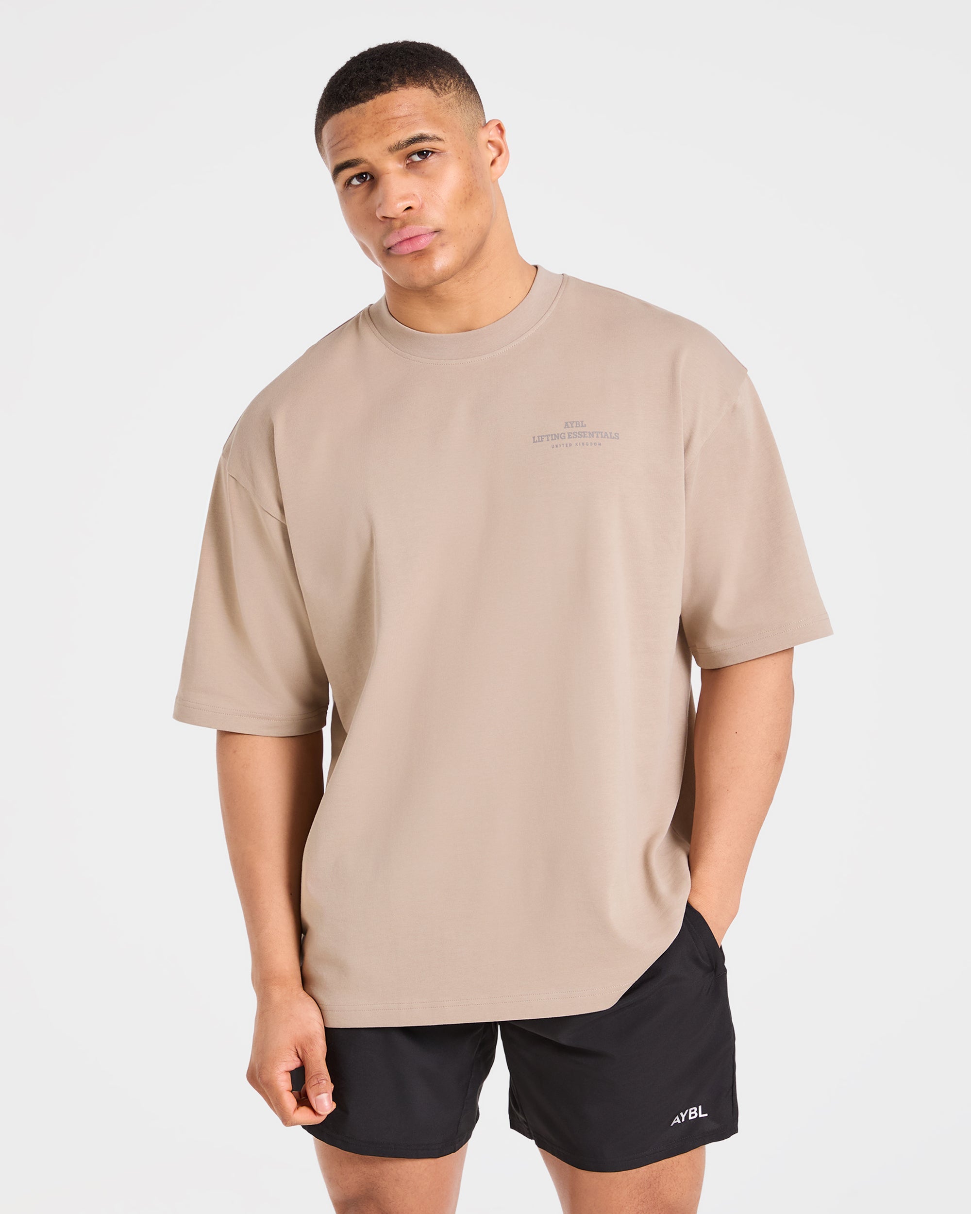 Apex Lifting Essentials T-shirt Oversize - Deep Fog