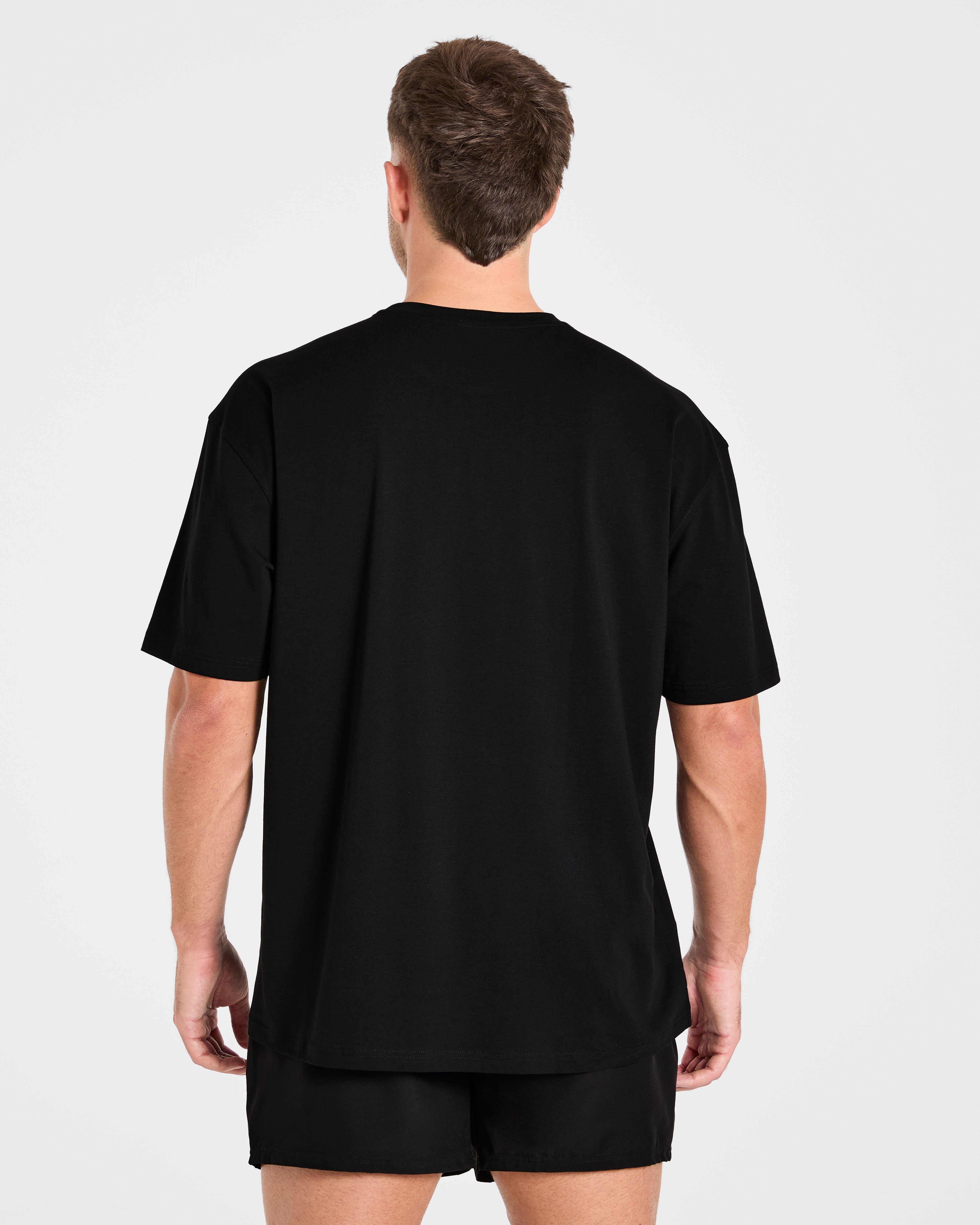 T-shirt Oversized Force - Nero