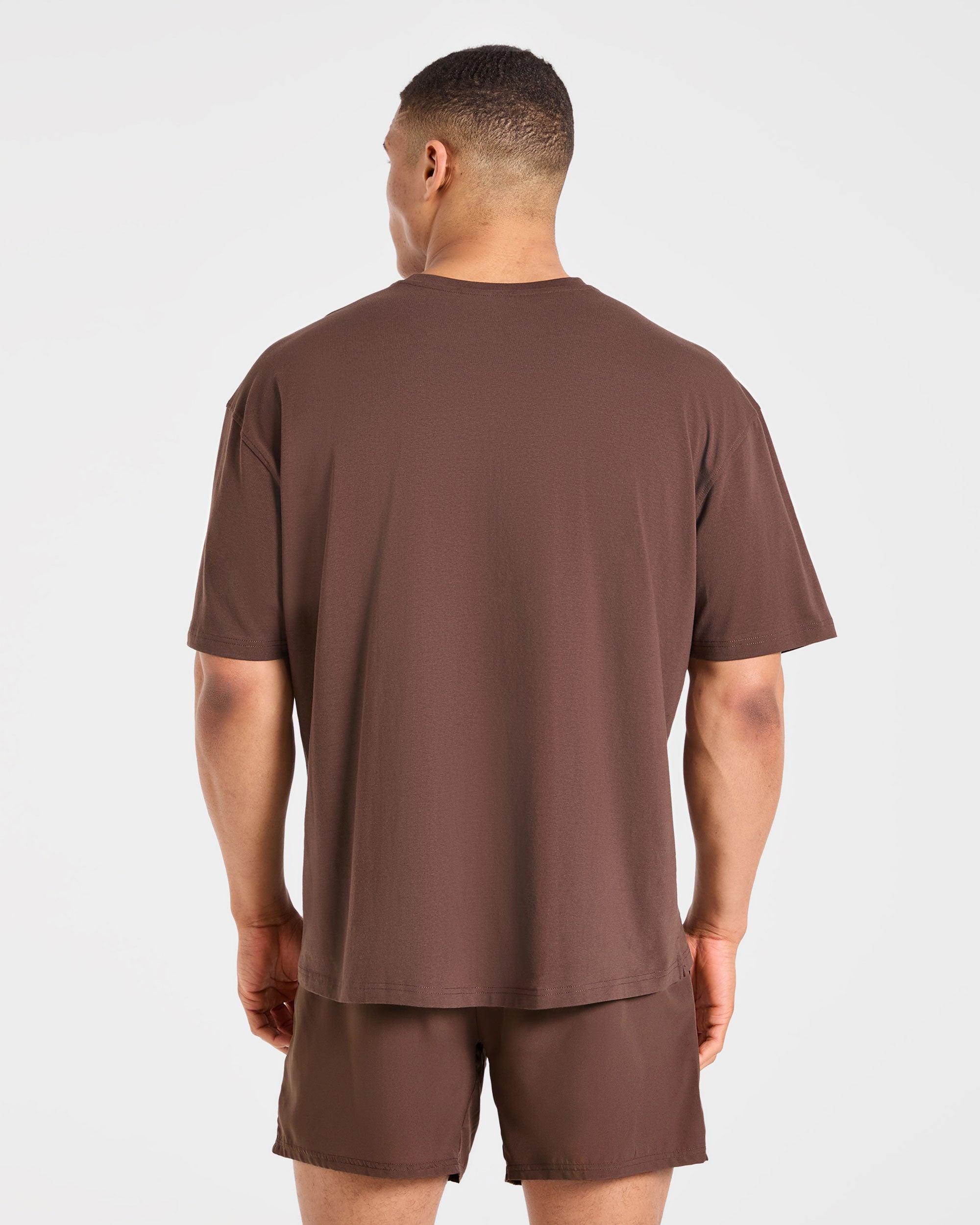 T-Shirt Oversized Force - Marrone