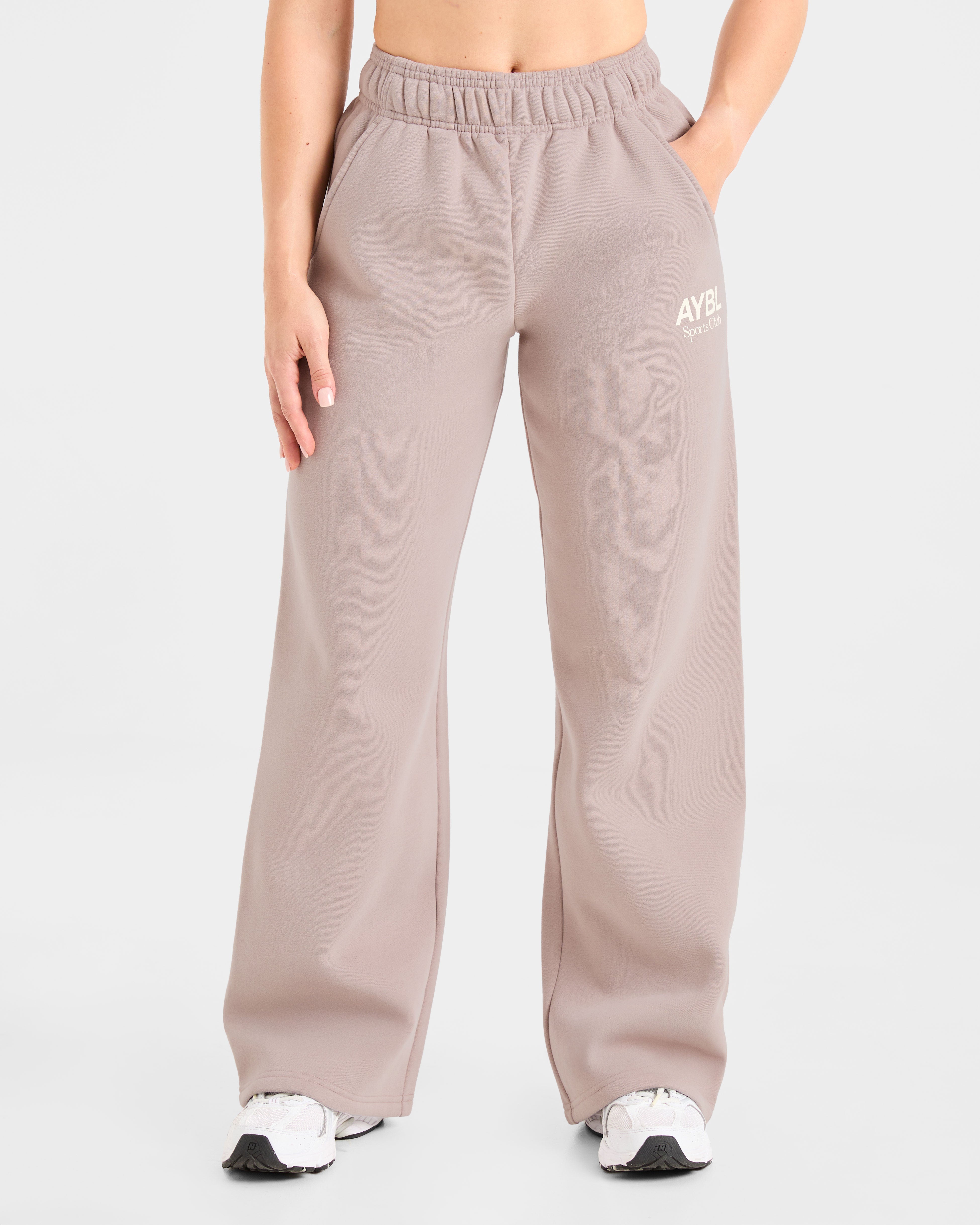 Pantaloncini AYBL Sports Club a Gambe Dritte Oversized - Mink Pink
