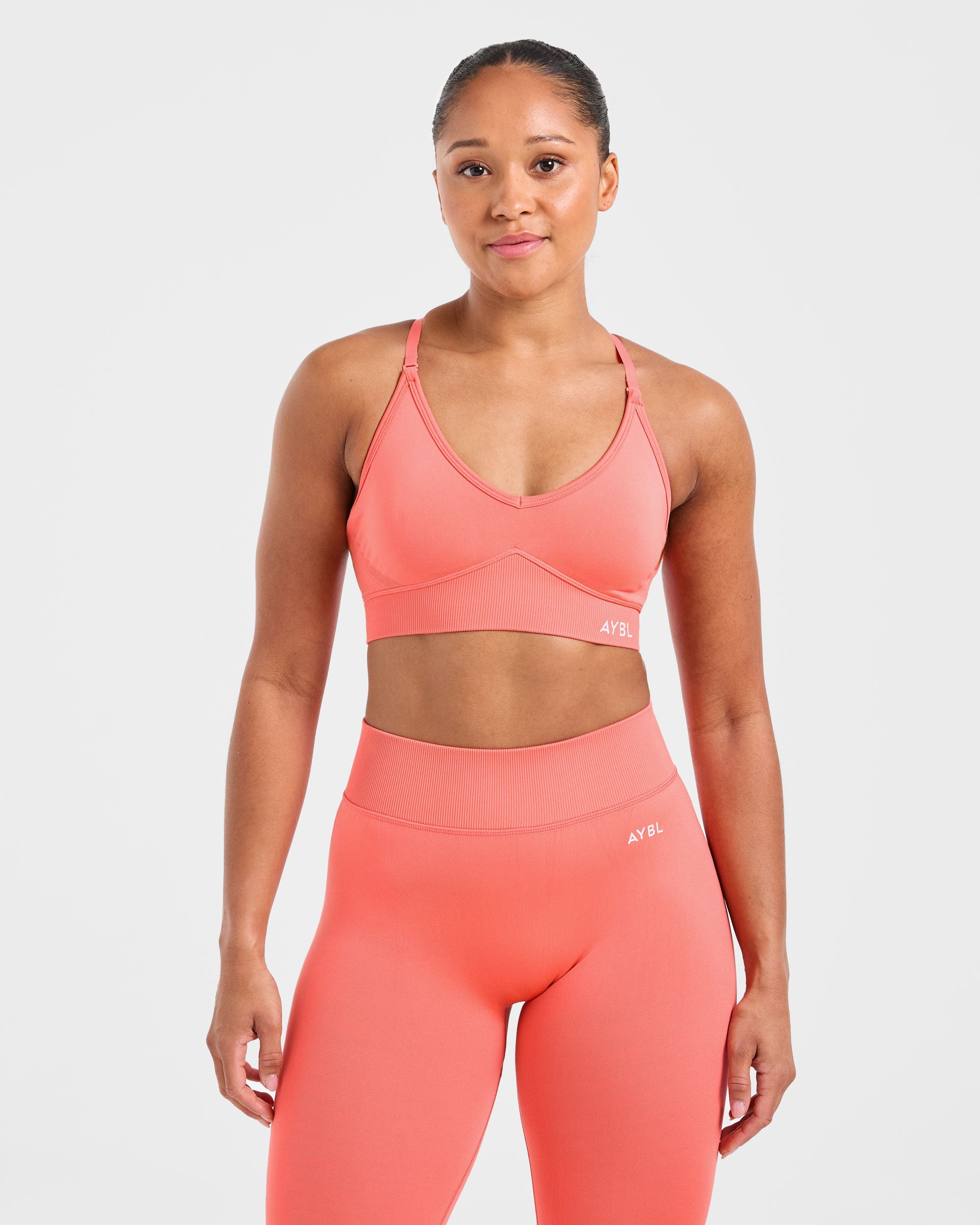 Adapt Sports Bra Senza Cuciture - Pesca Estivo