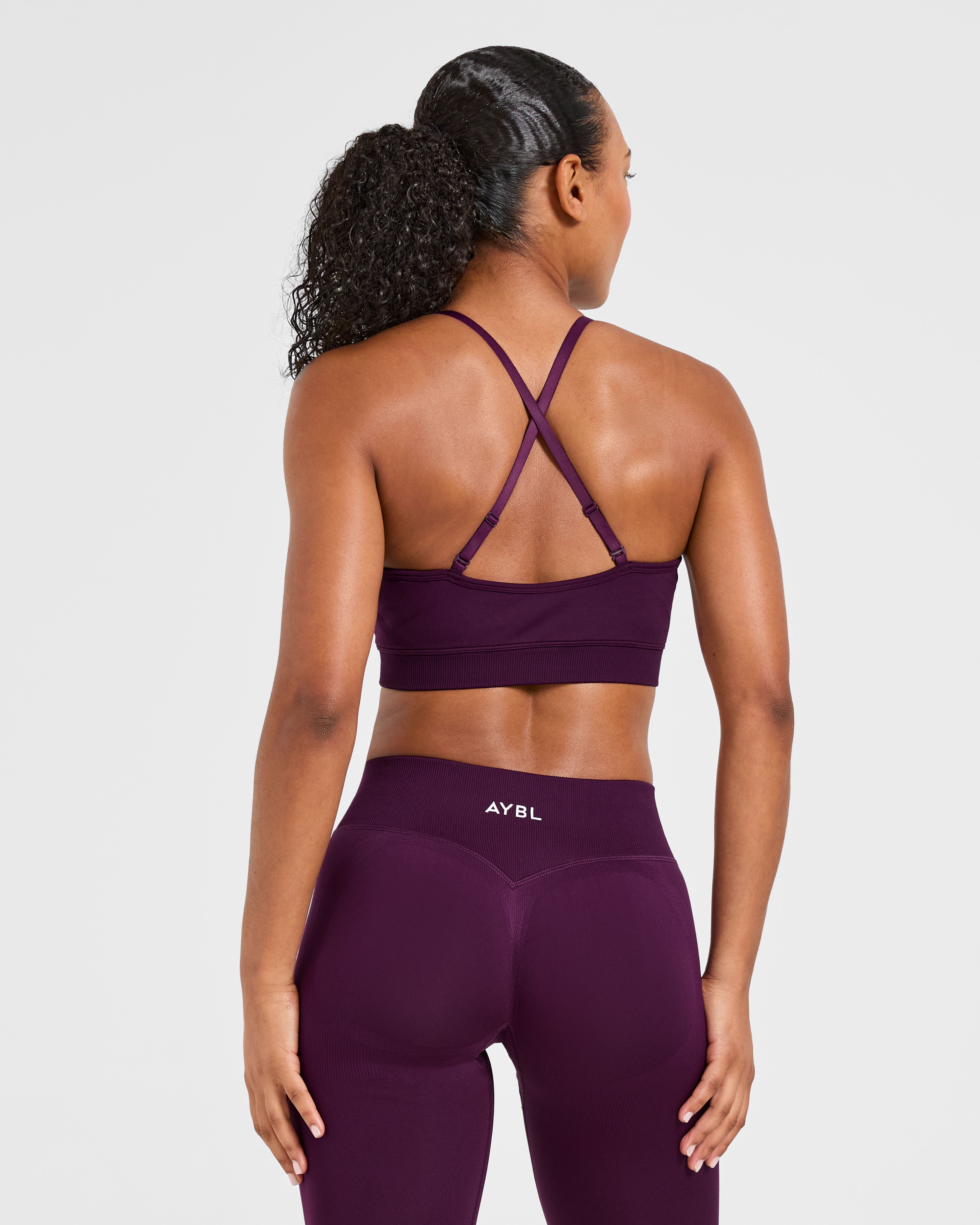 Adapt Sports Bra Senza Cuciture - Plum Notturno