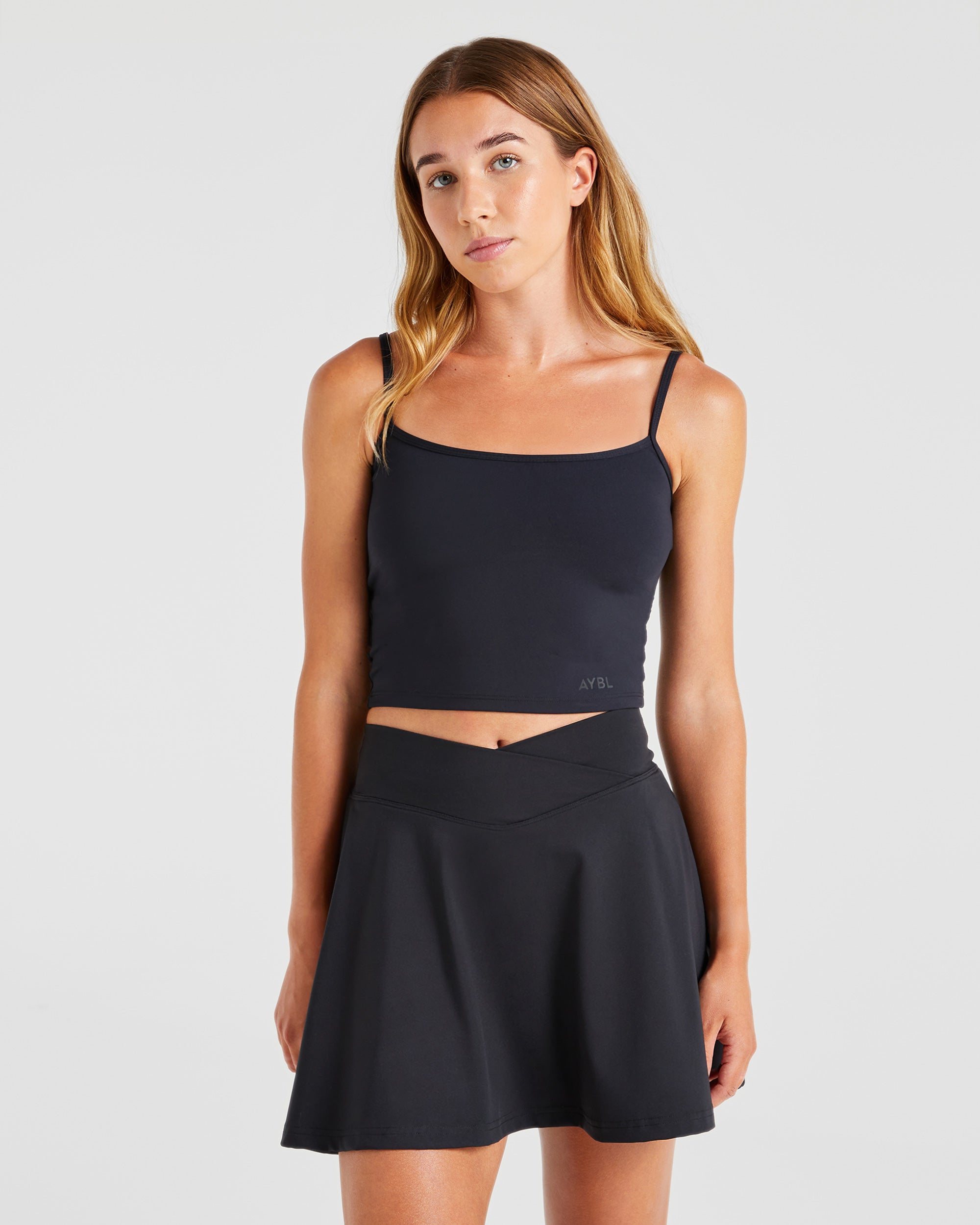 Essential Crop Vest - Nero