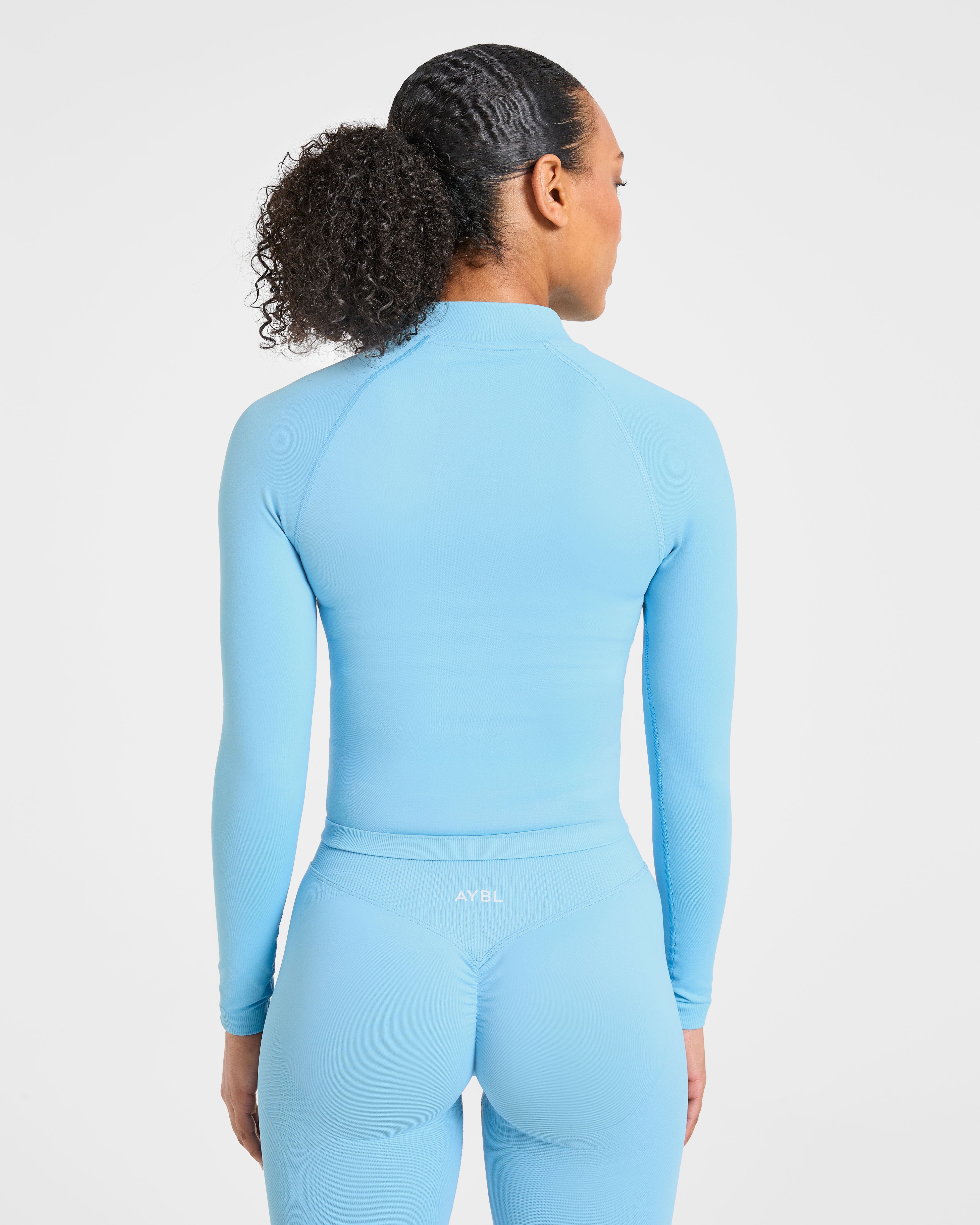 Giubbotto senza cuciture Enhance - Azzurro polvere
