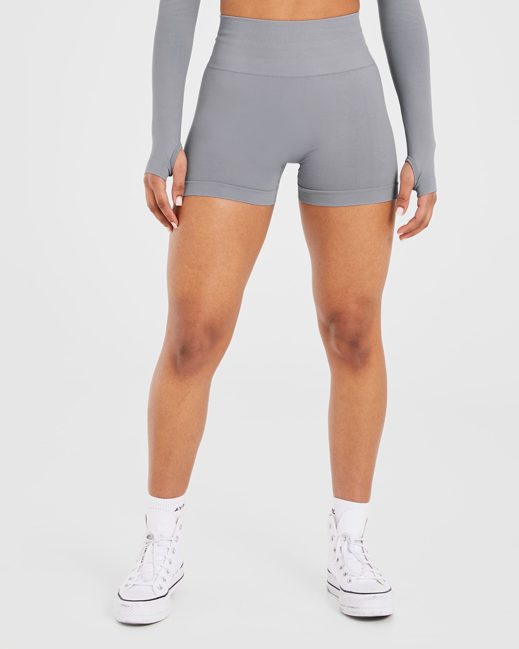 Slip-on Power Shorts - Grigio