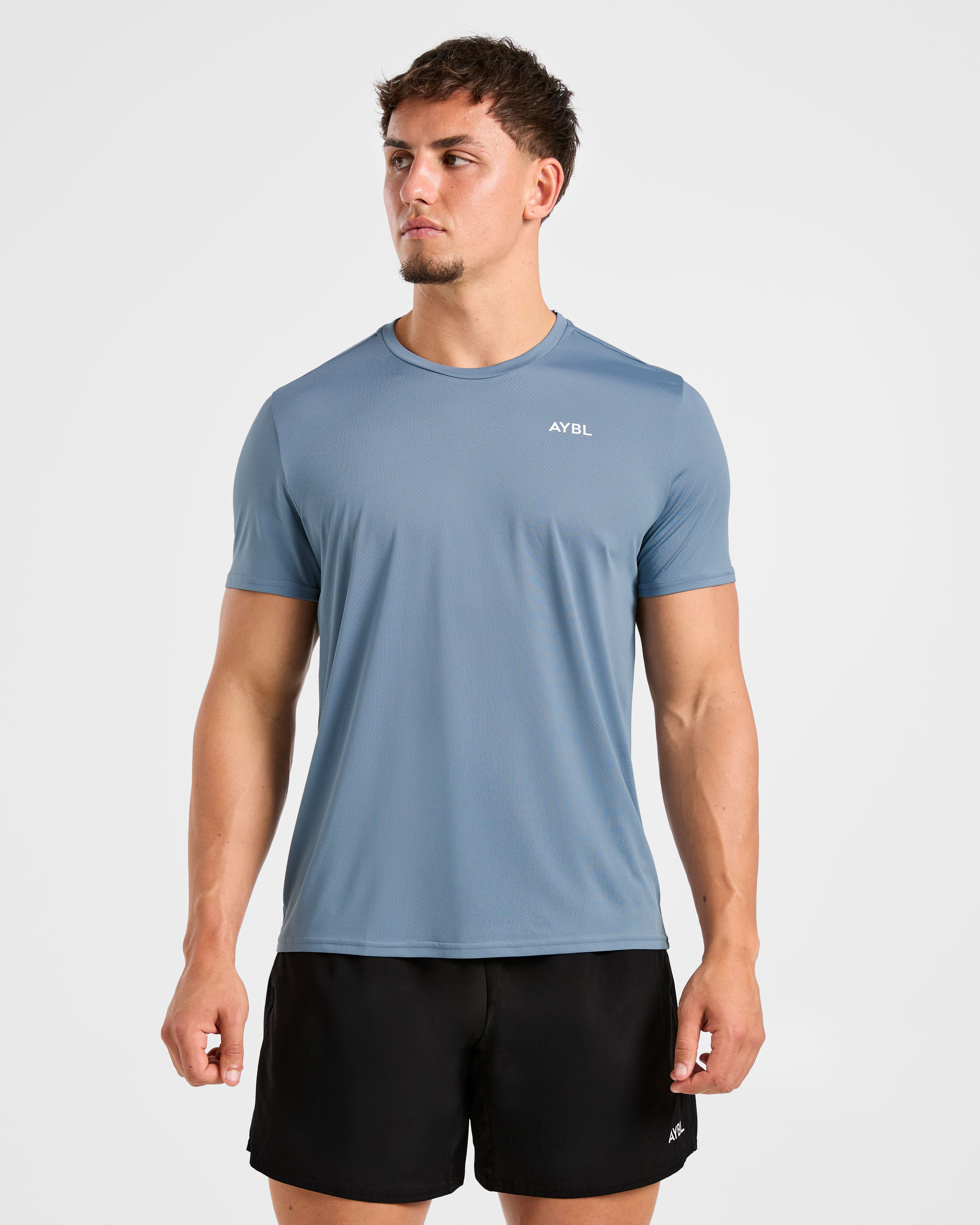 T-shirt Origin - Blu Grigio