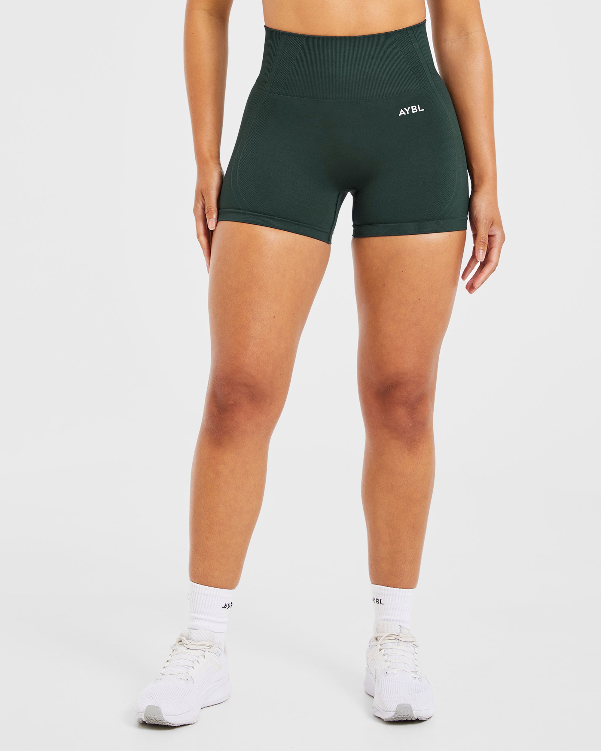 Shorts Senza Cuciture Balance V3 - Verde Scuro