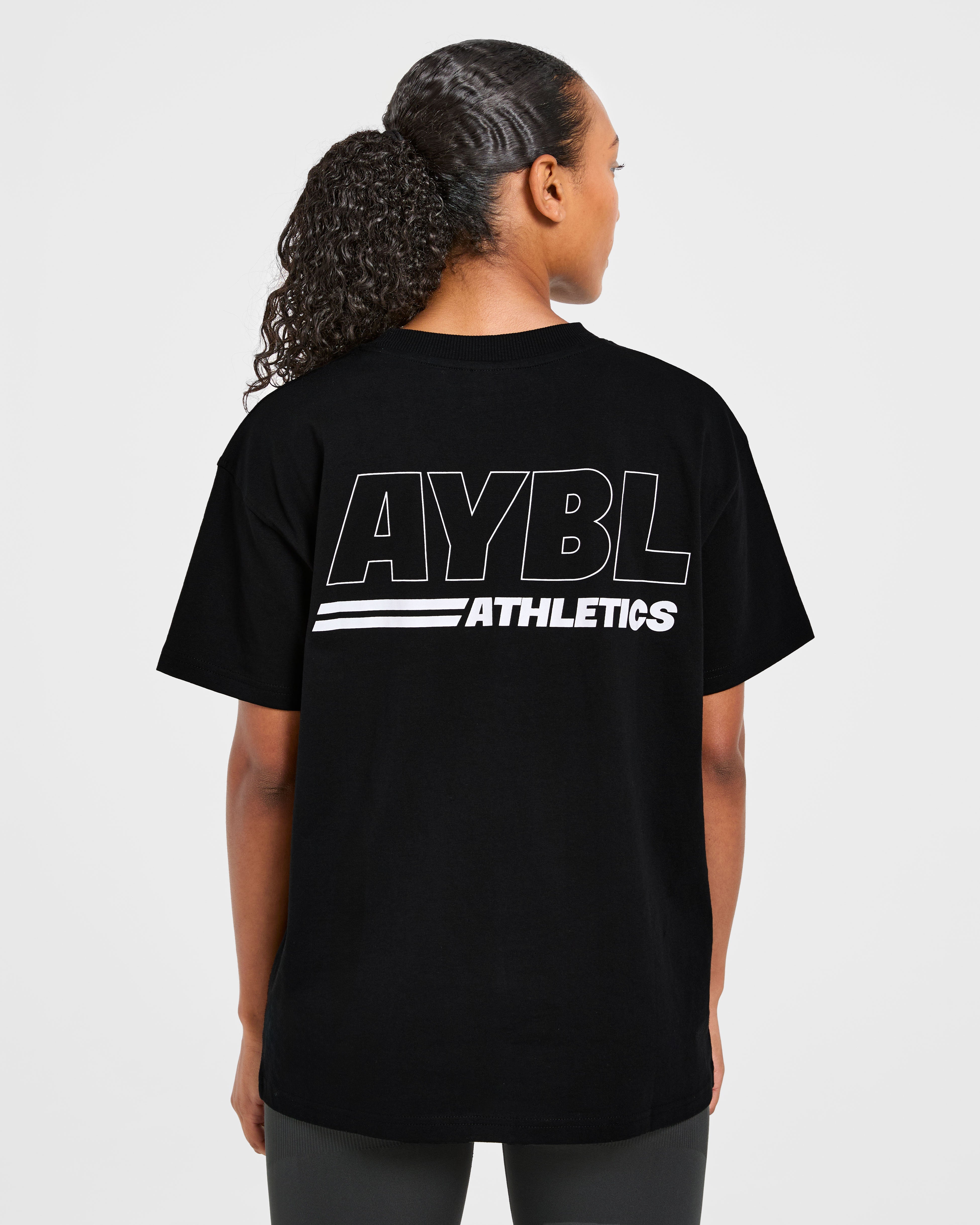 T-shirt Oversized da Atletica - Nero/Bianco