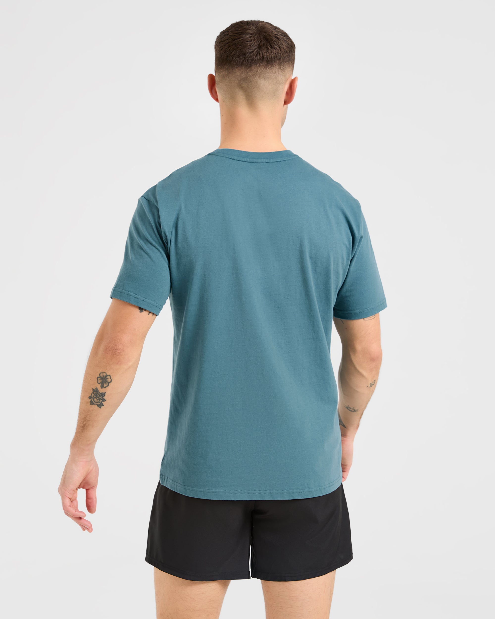 T-shirt Essenziale - Teal Atlantico