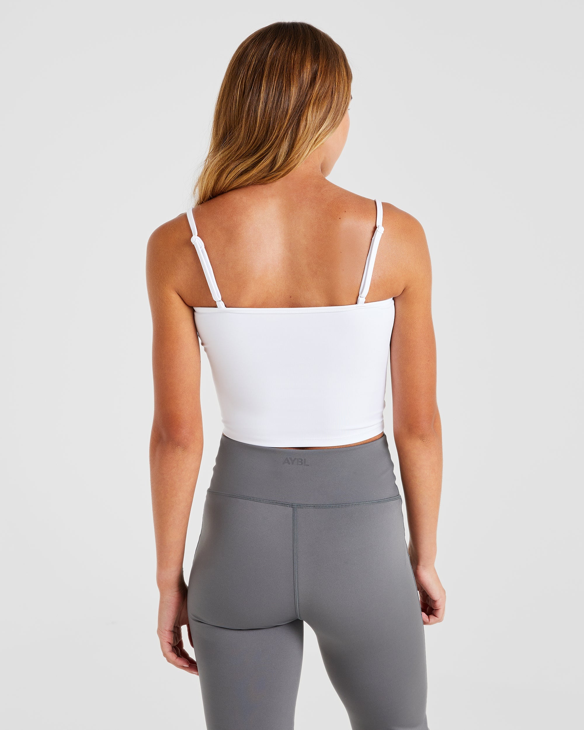 Essenziale Crop Vest - Bianco