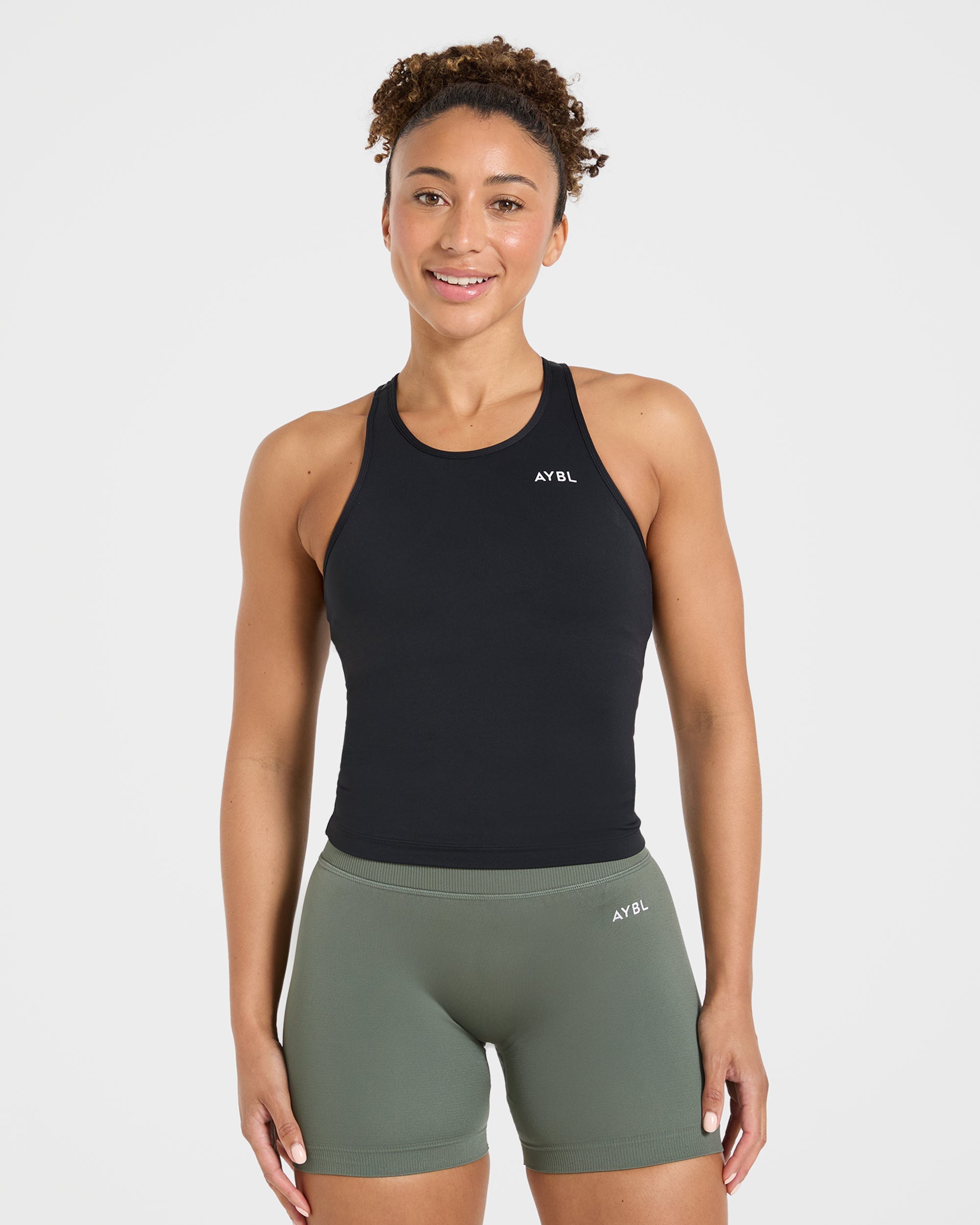 Top Tank Racerback Essenziale - Nero