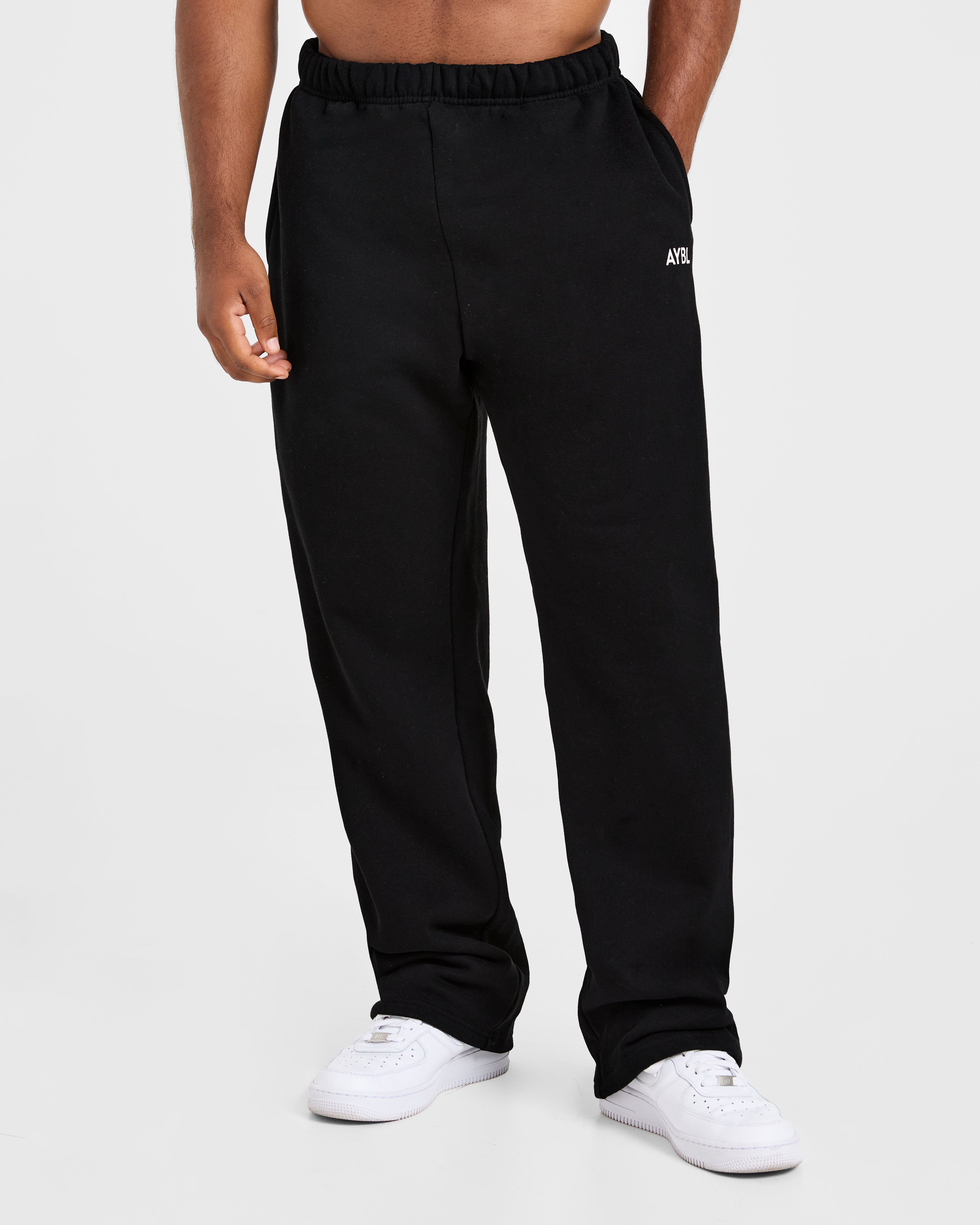 Pantaloni Jogger Oversized Dritti - Nero